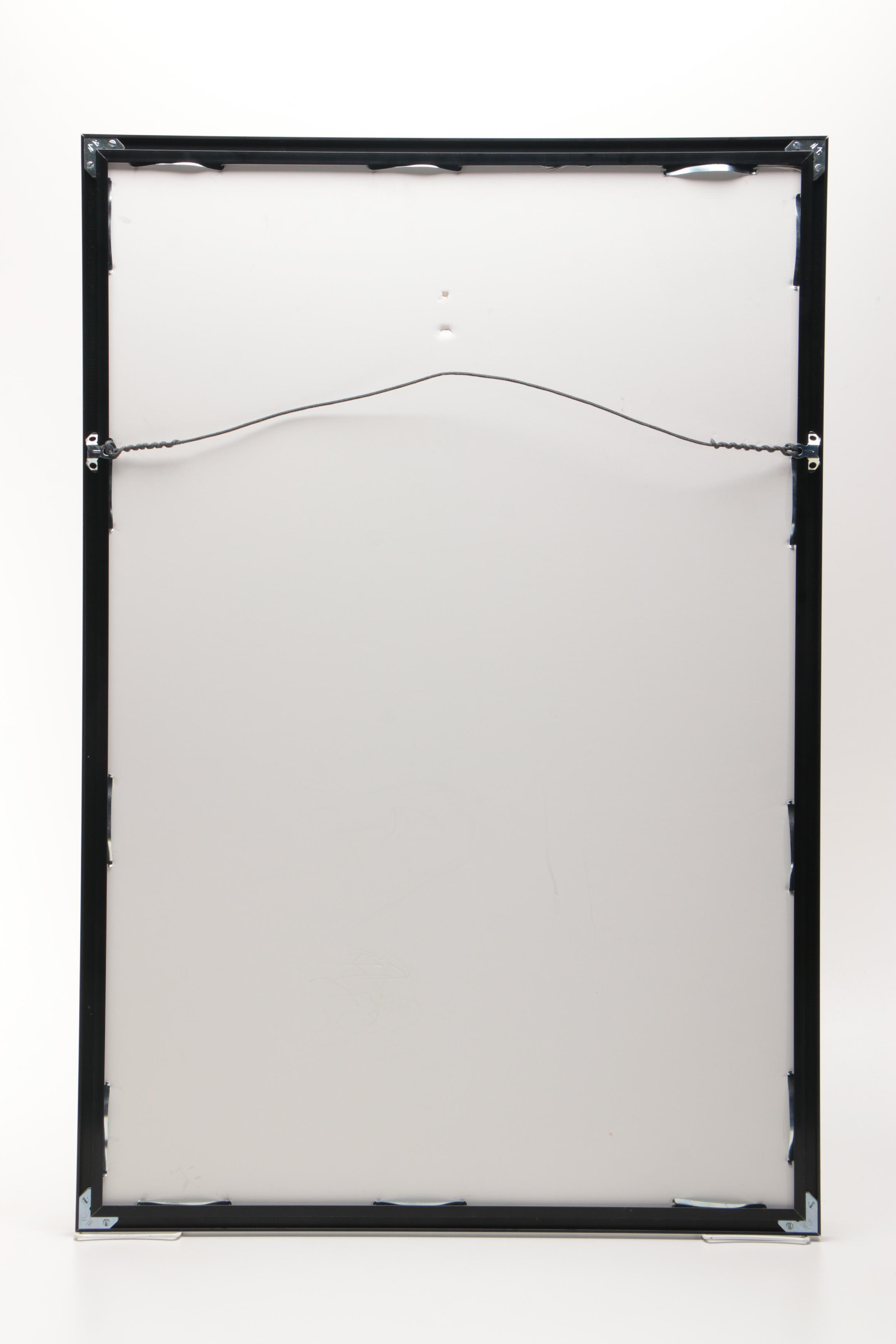 Todd Goldman Offset Lithograph "How Stick People Became Extinct"