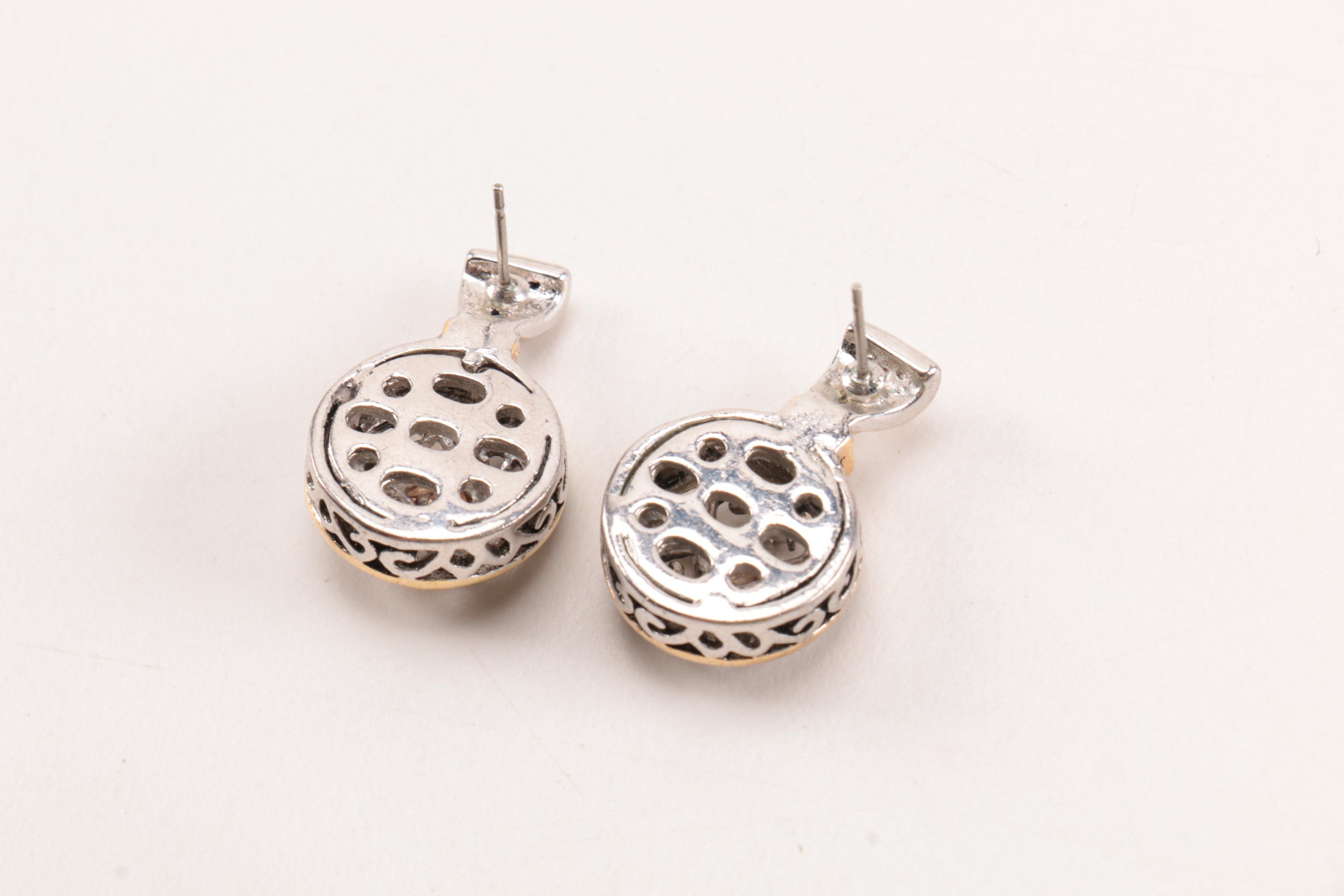 Silver Tone Jewelry Including Brighton