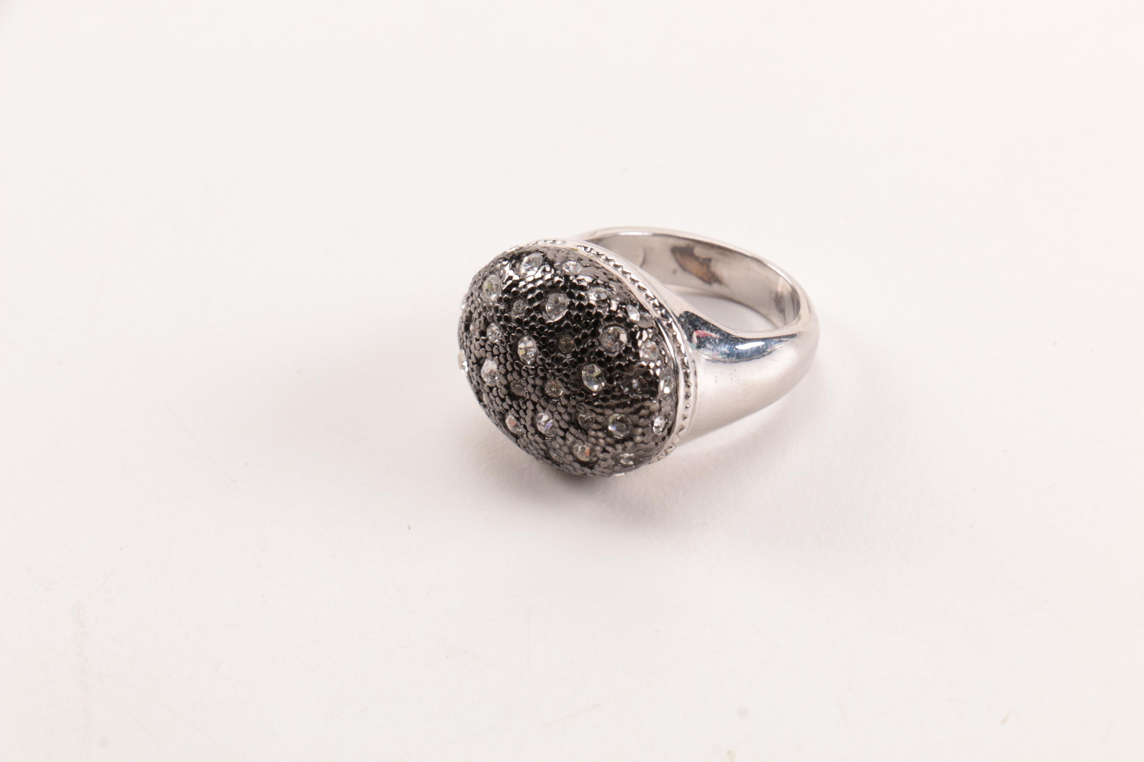 Silver Tone Jewelry Including Brighton