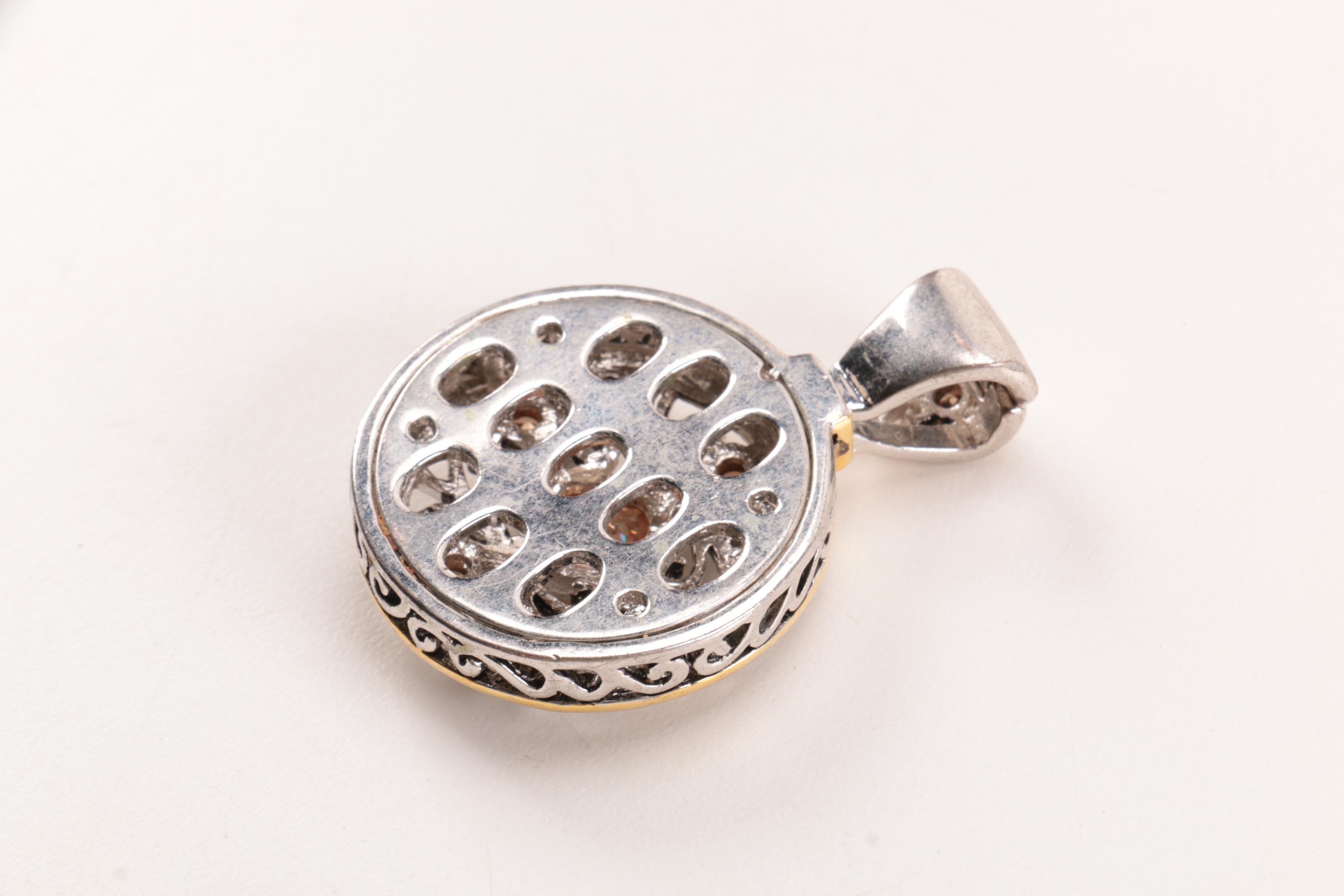 Silver Tone Jewelry Including Brighton