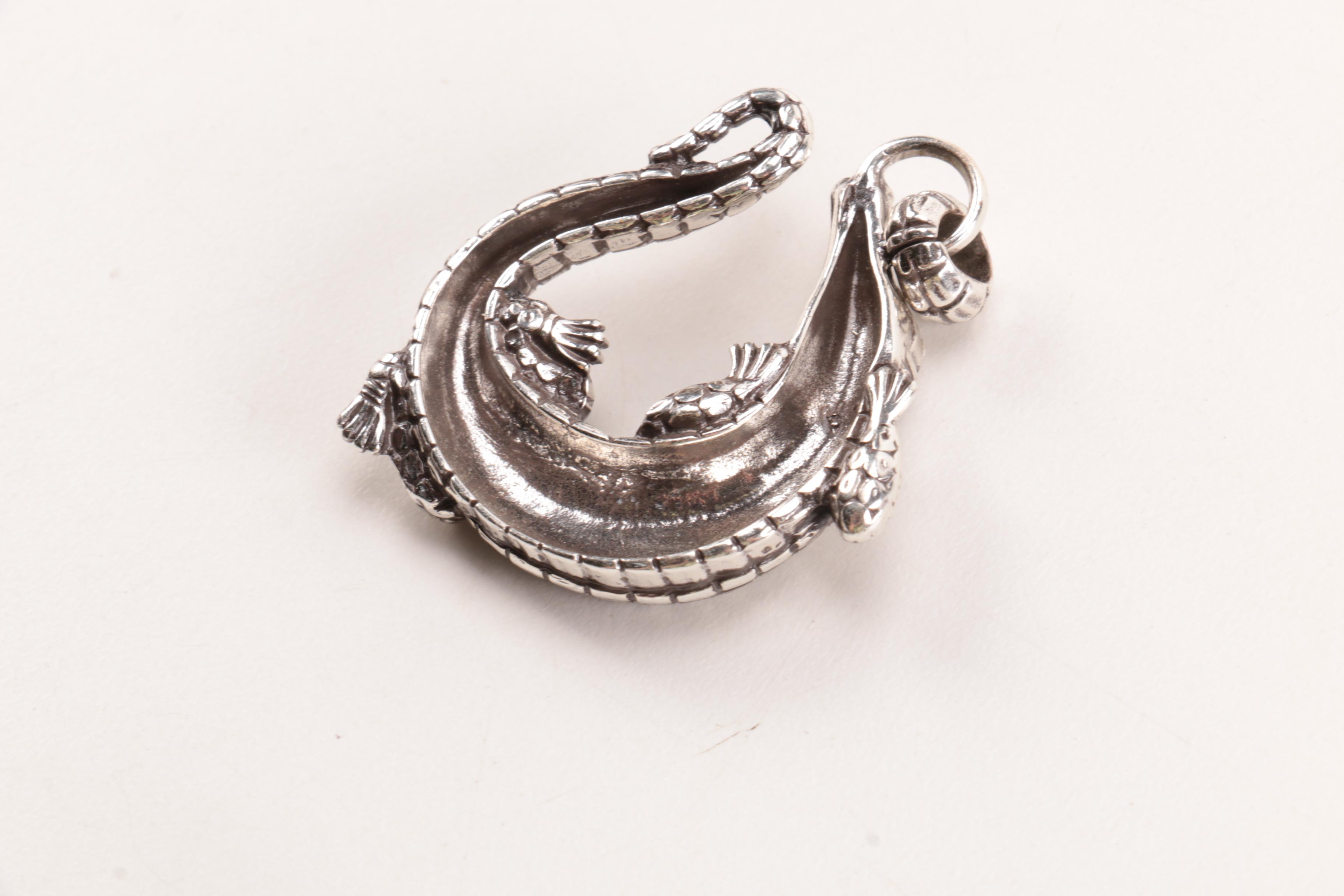 Silver Tone Jewelry Including Brighton