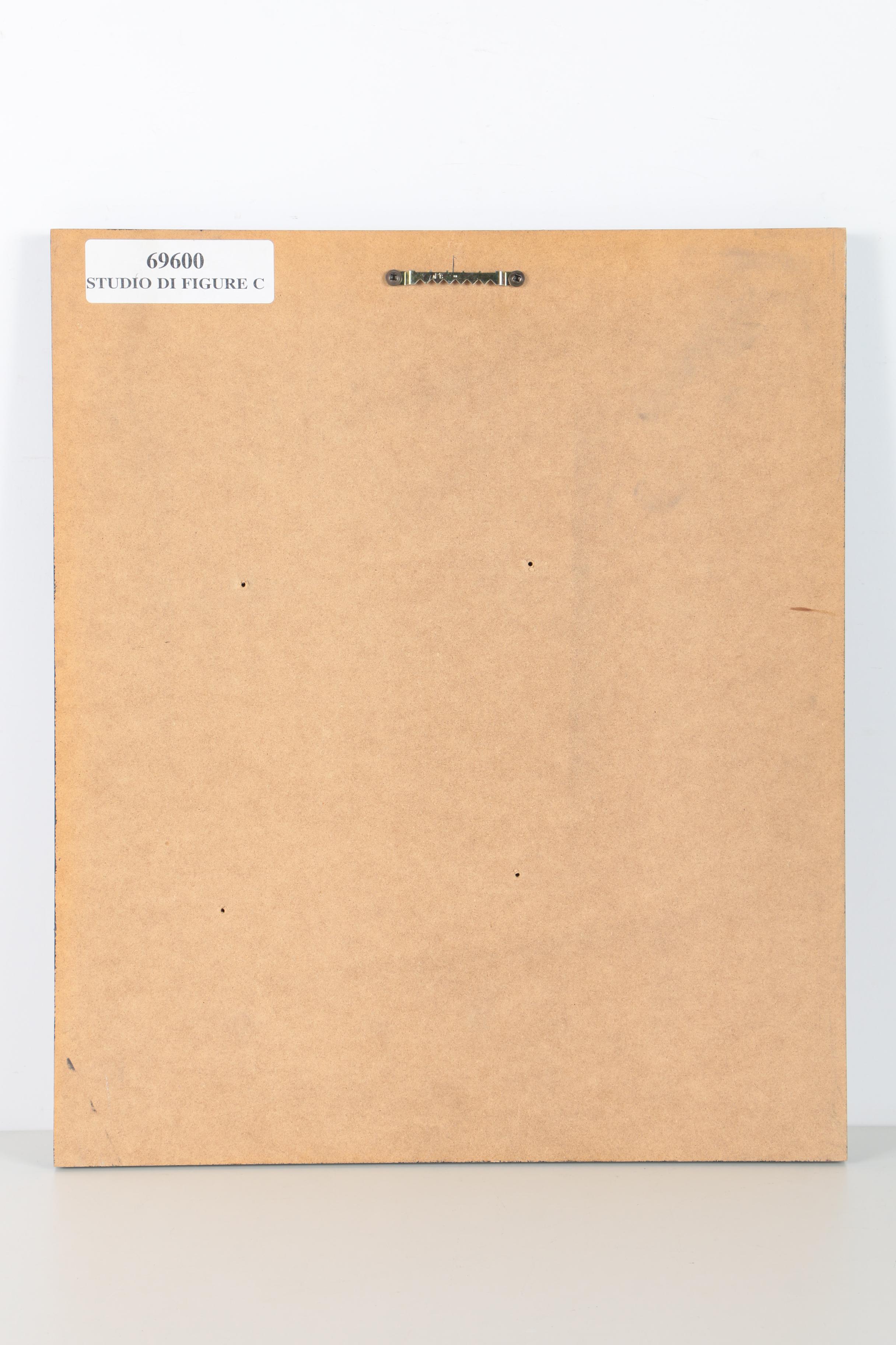 Offset Lithograph After Detail From Michelangelo's "A Male Figure Seen from Behind"