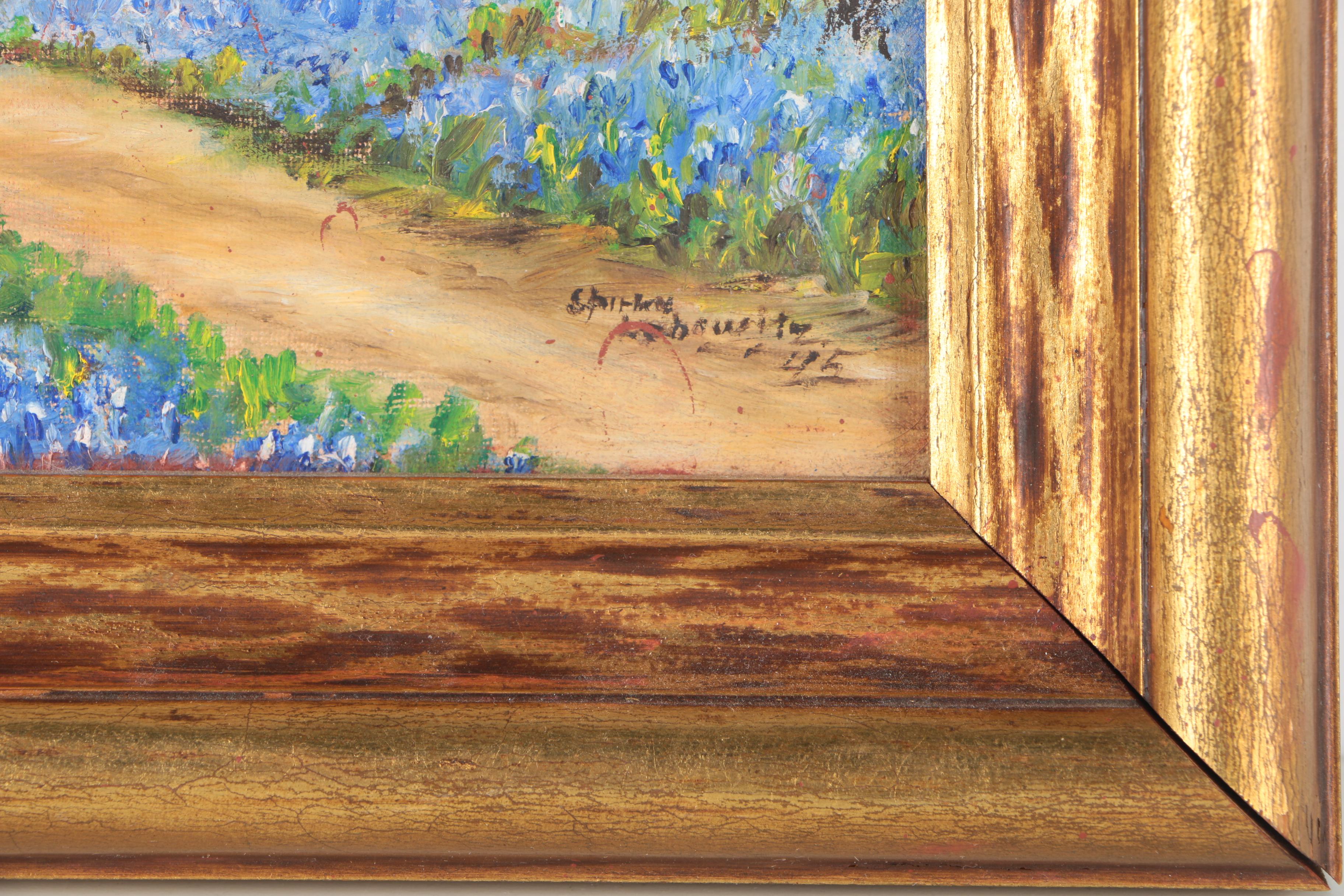 Oil Painting of Texas Bluebonnets