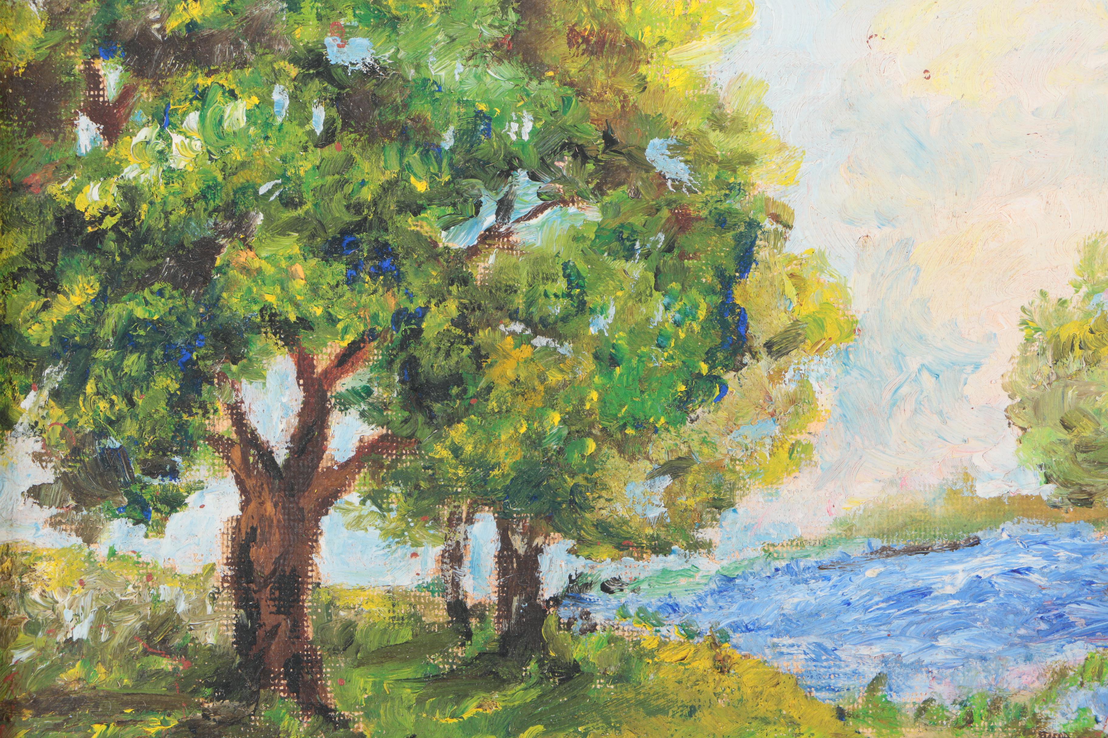 Oil Painting of Texas Bluebonnets