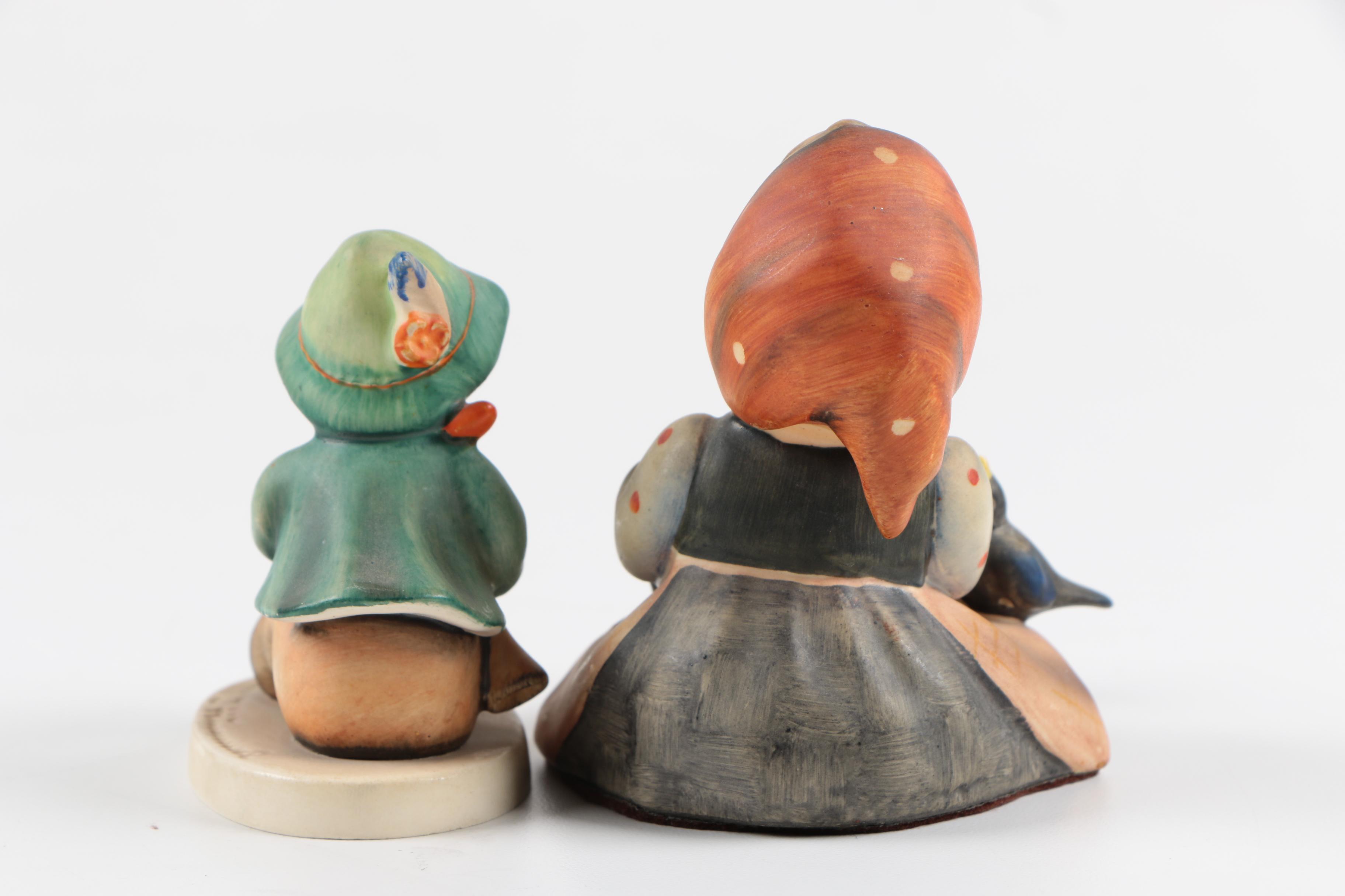 Goebel Hummel Children with Birds Figurines