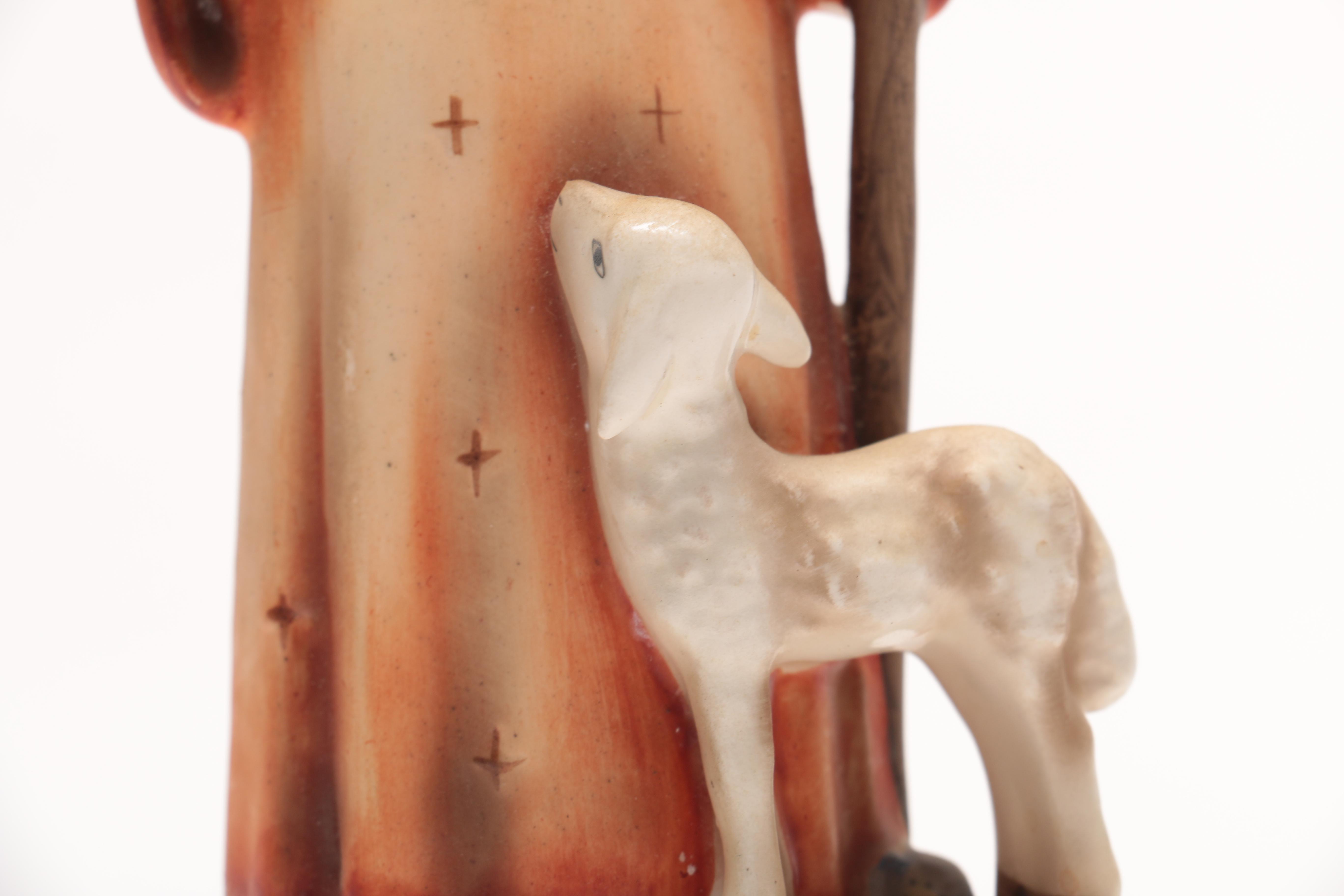 Goebel Hummel Shepard and Boy with Rabbits Figurines