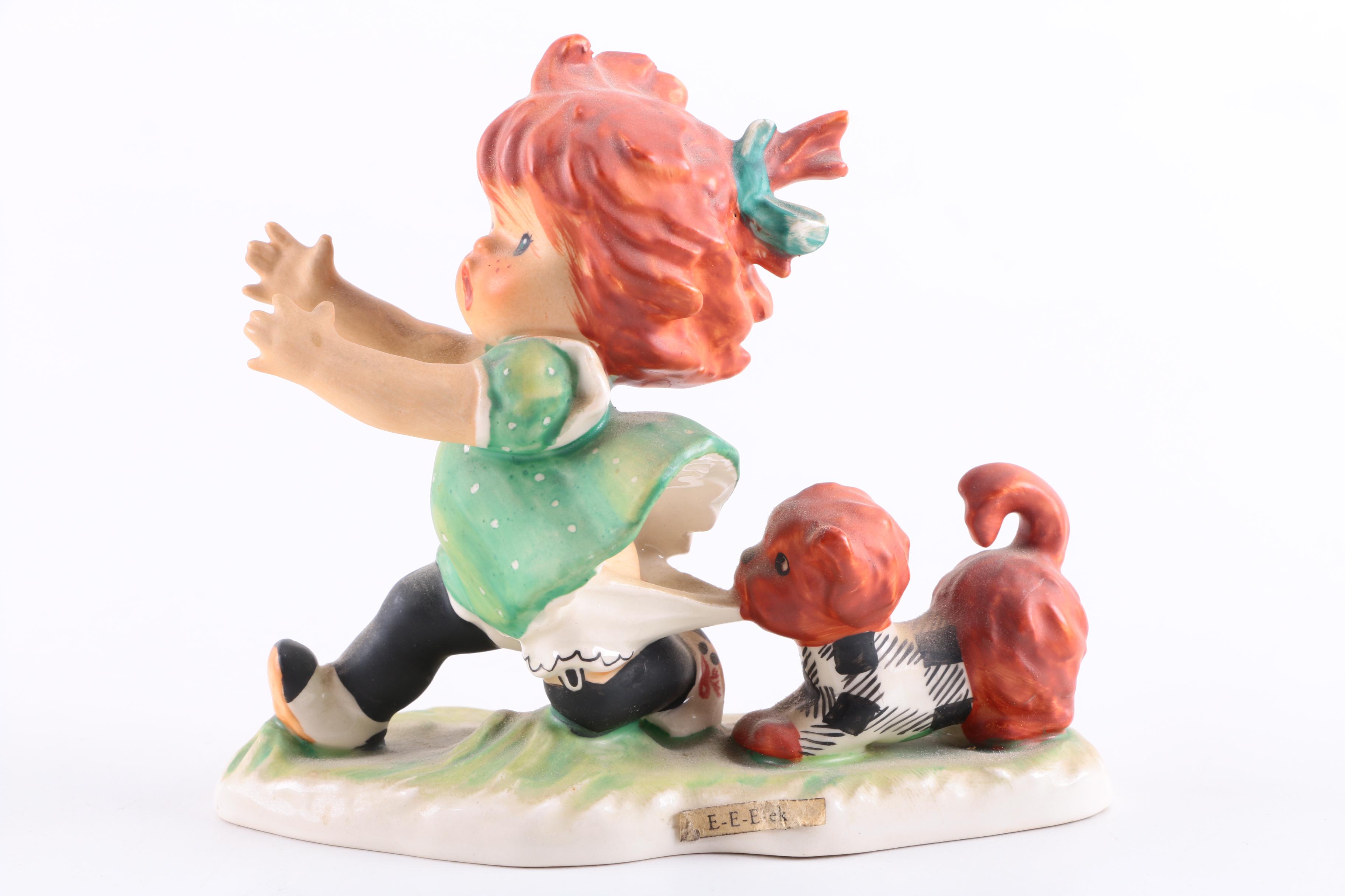 Goebel Hummel Style Children with Dogs Figurines