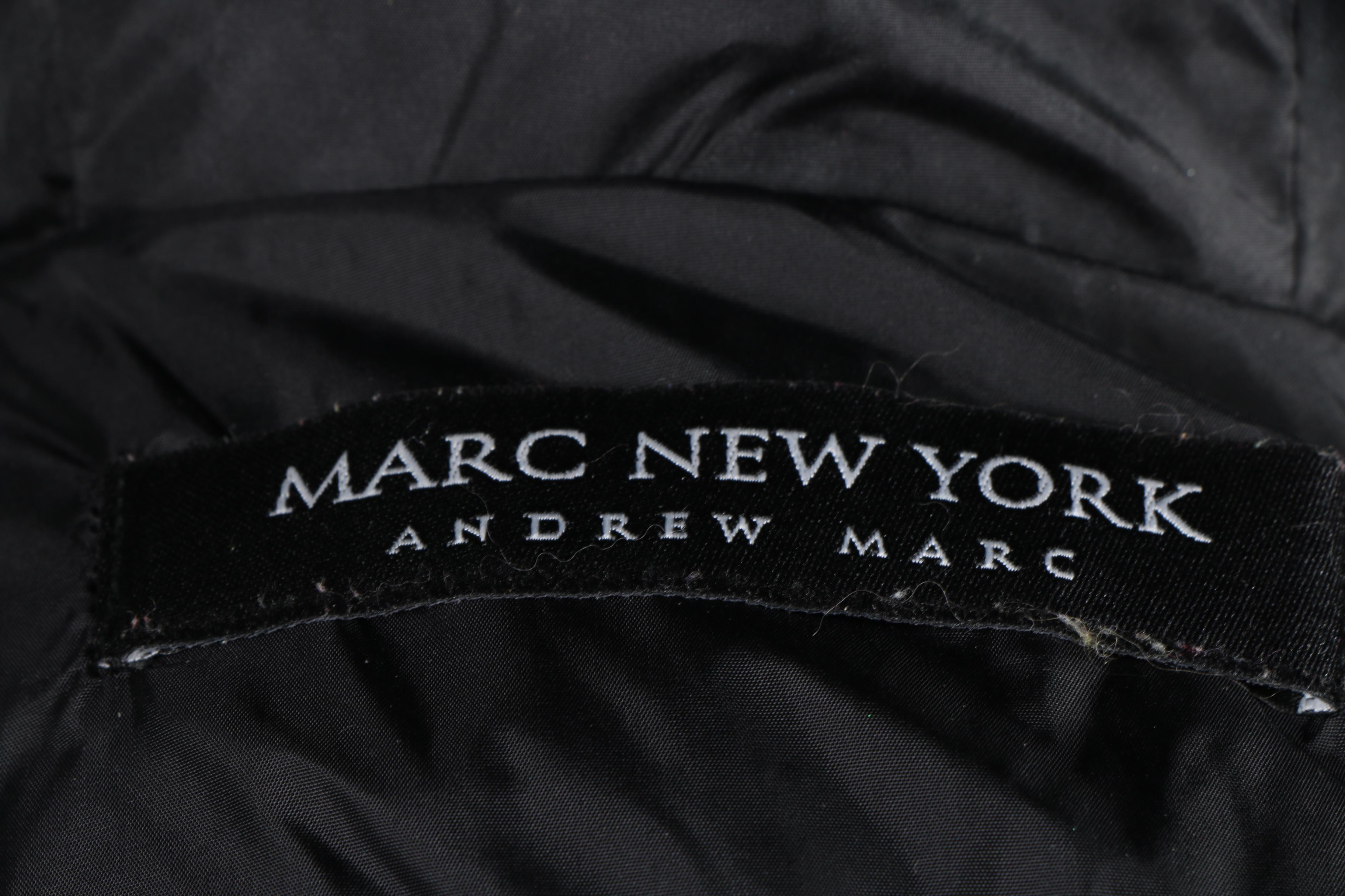 Marc New York Winter Coat With Raccoon Fur Trim