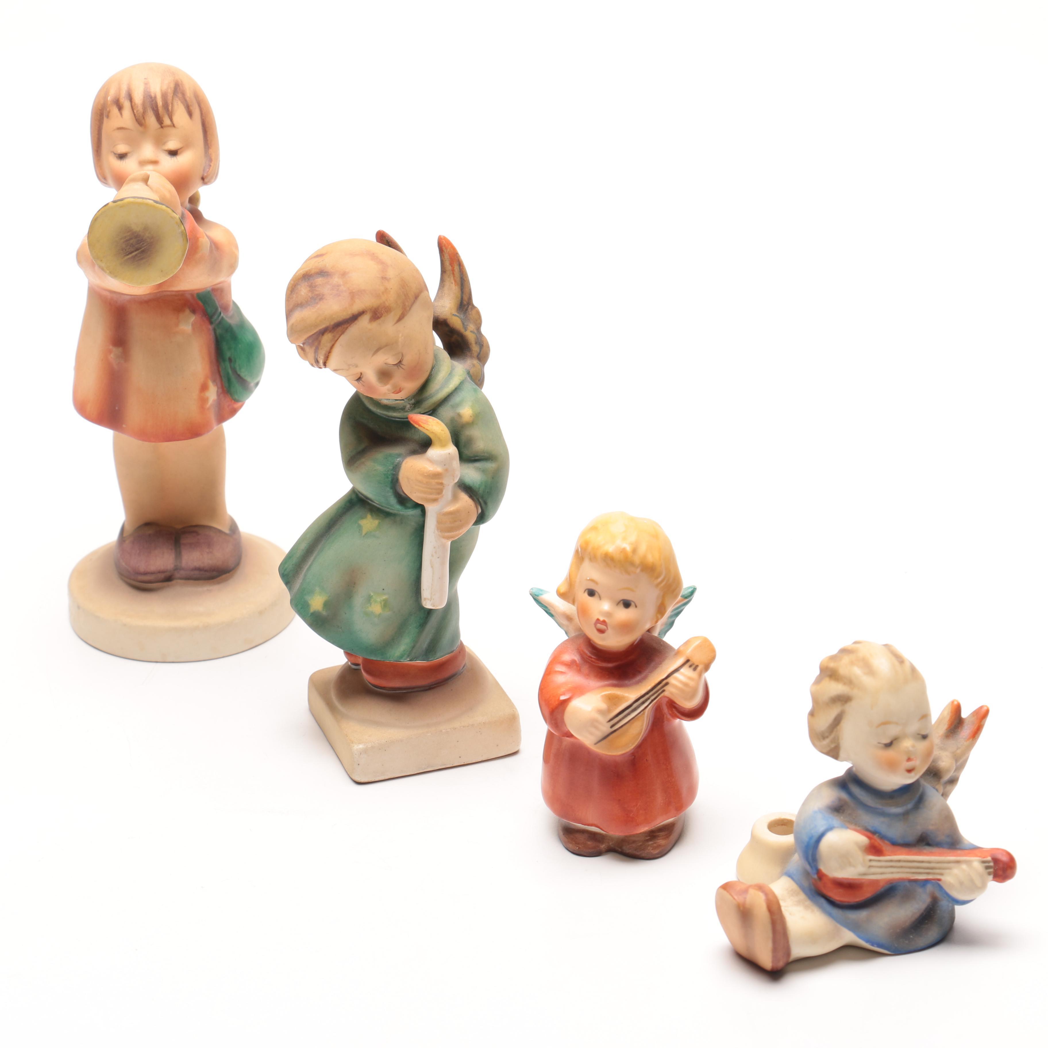 Collection of Goebel Musical Angel Figurines