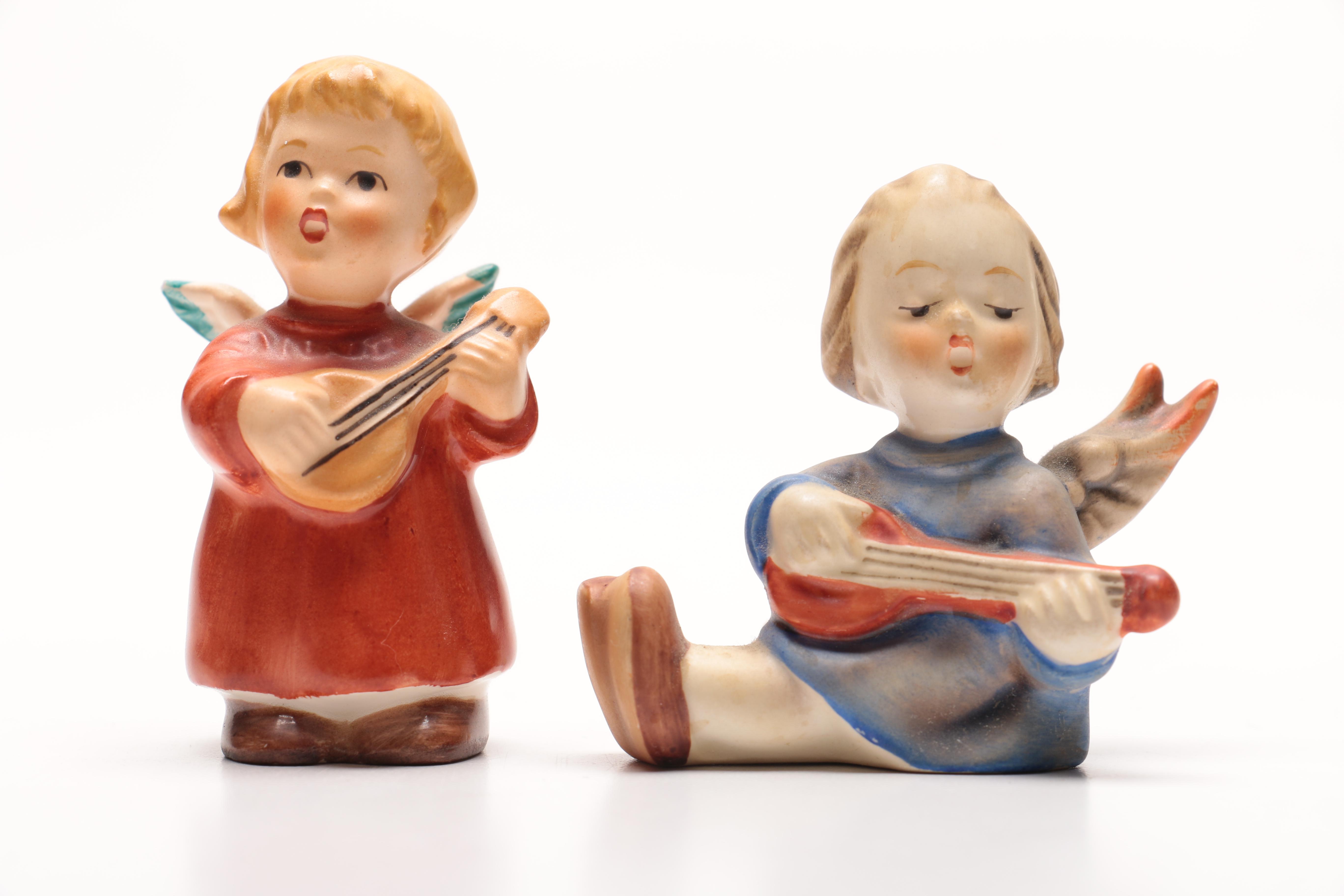 Collection of Goebel Musical Angel Figurines