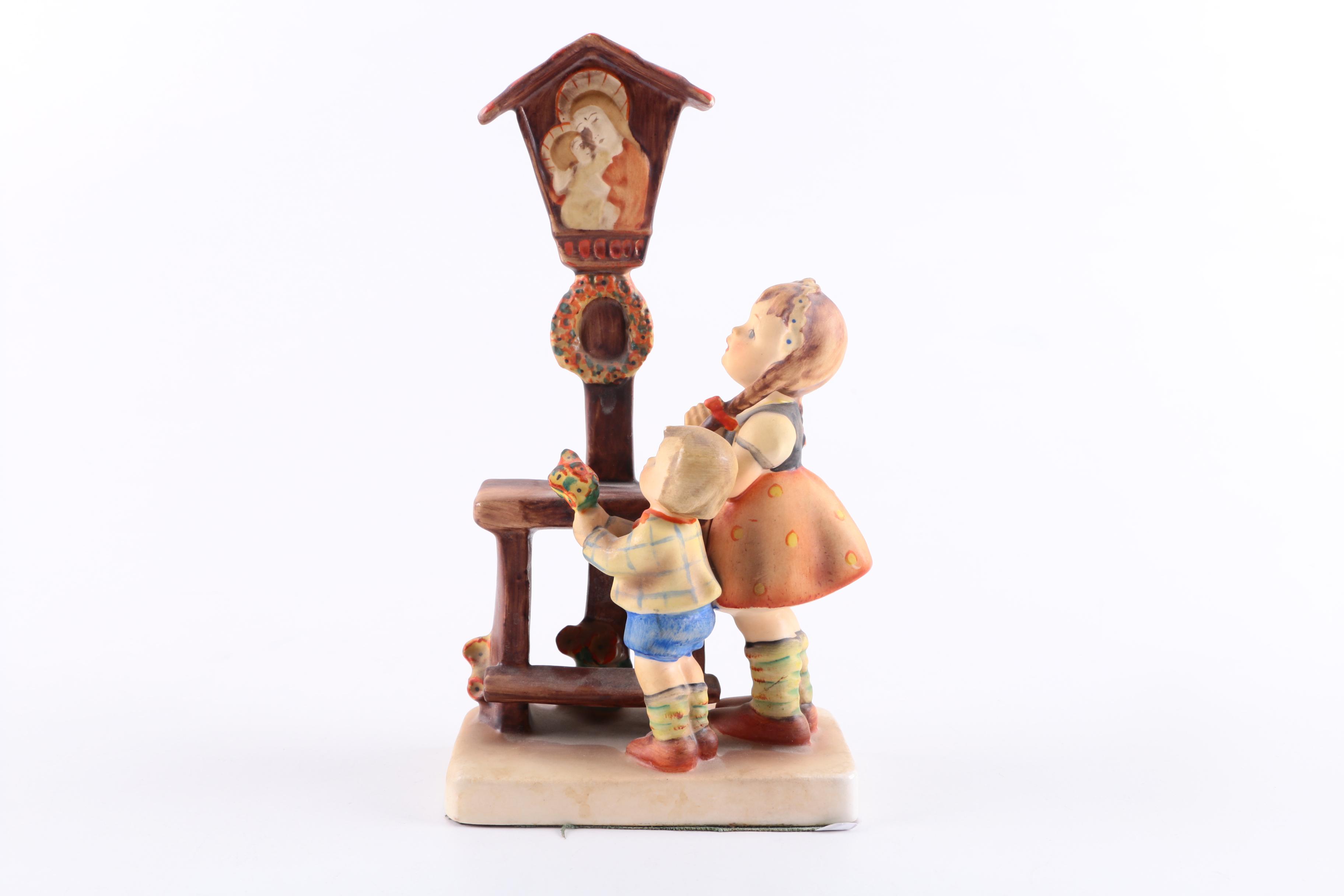 Goebel Hummel Figurines with Shrines to Mary