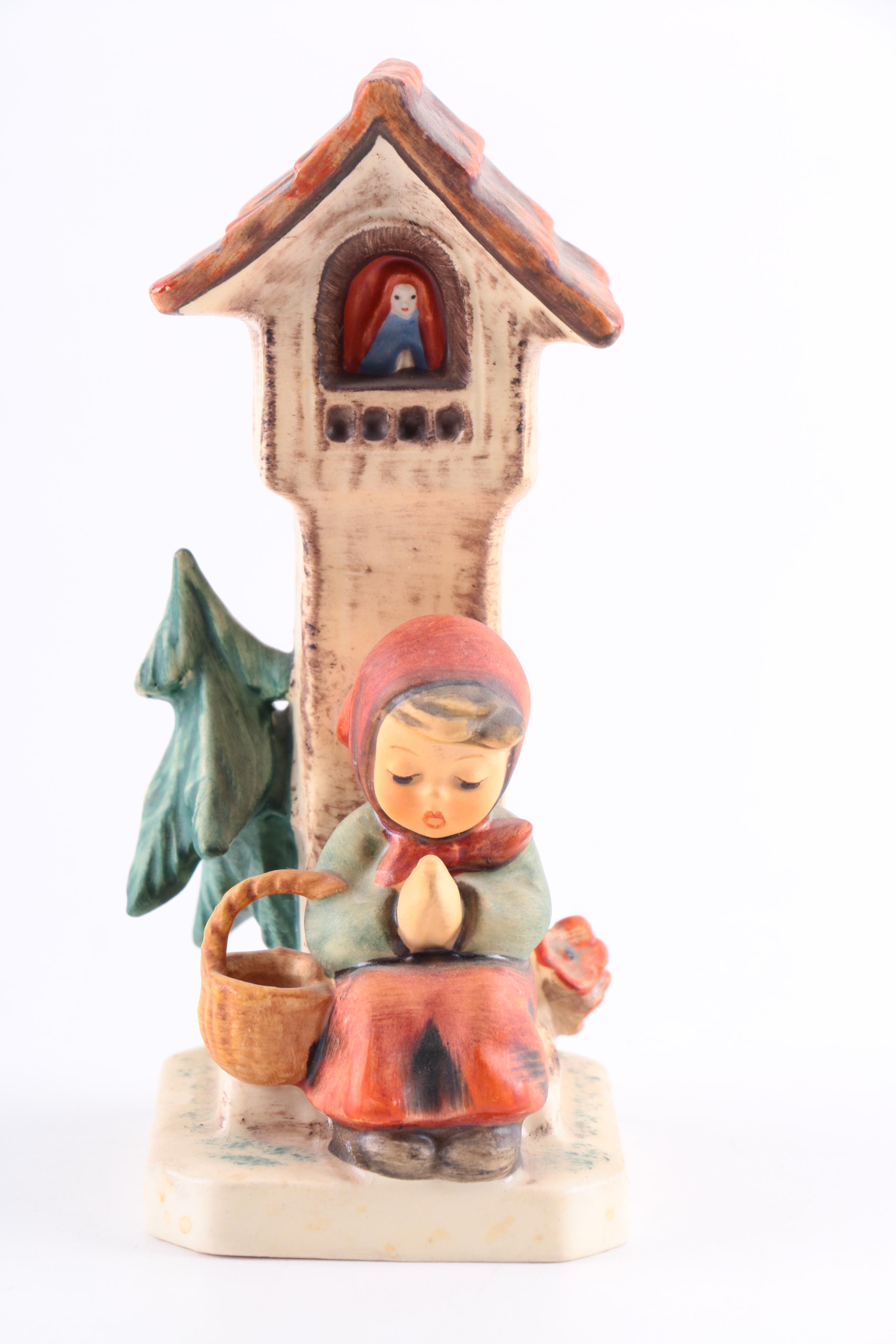 Goebel Hummel Figurines with Shrines to Mary