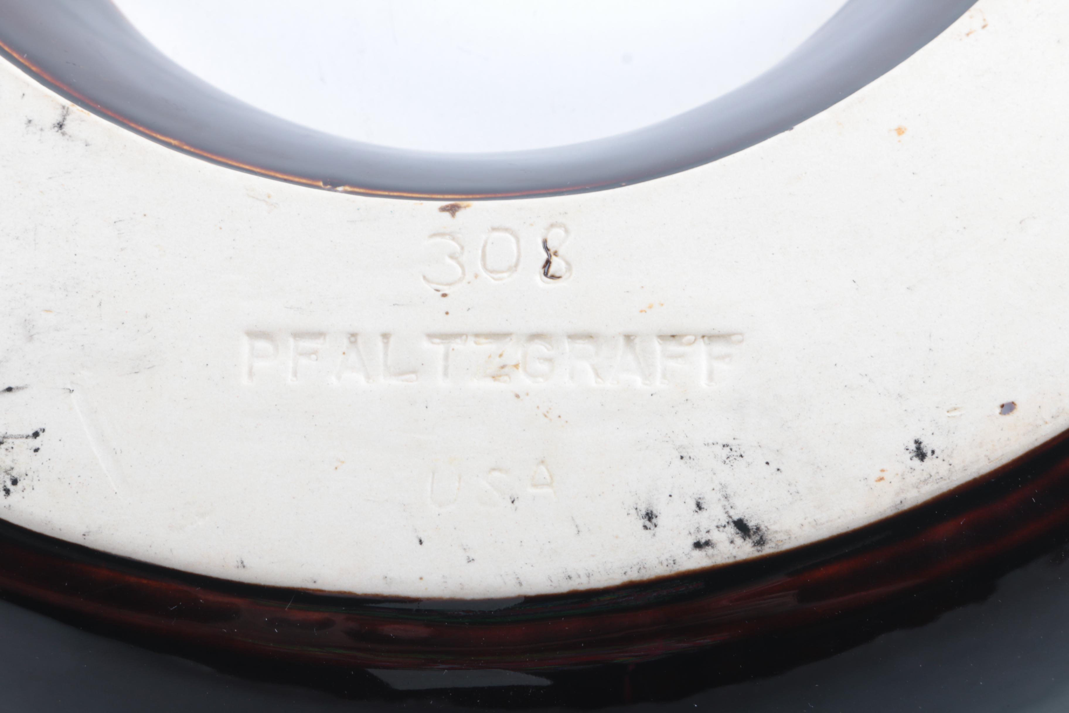 Pfaltzgraff Drip Glaze Snack Dishes