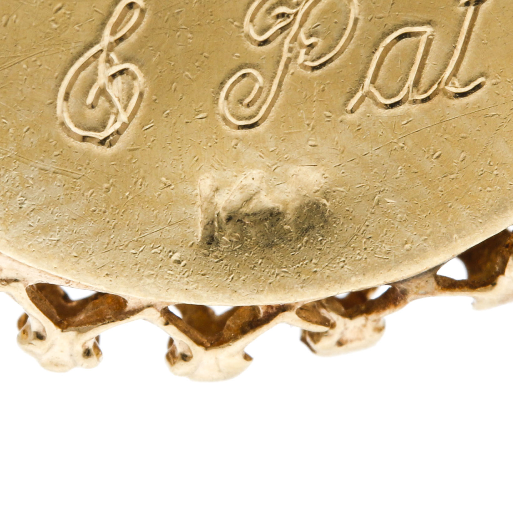 14K Yellow Gold Victorian Revival Cultured Pearl Locket