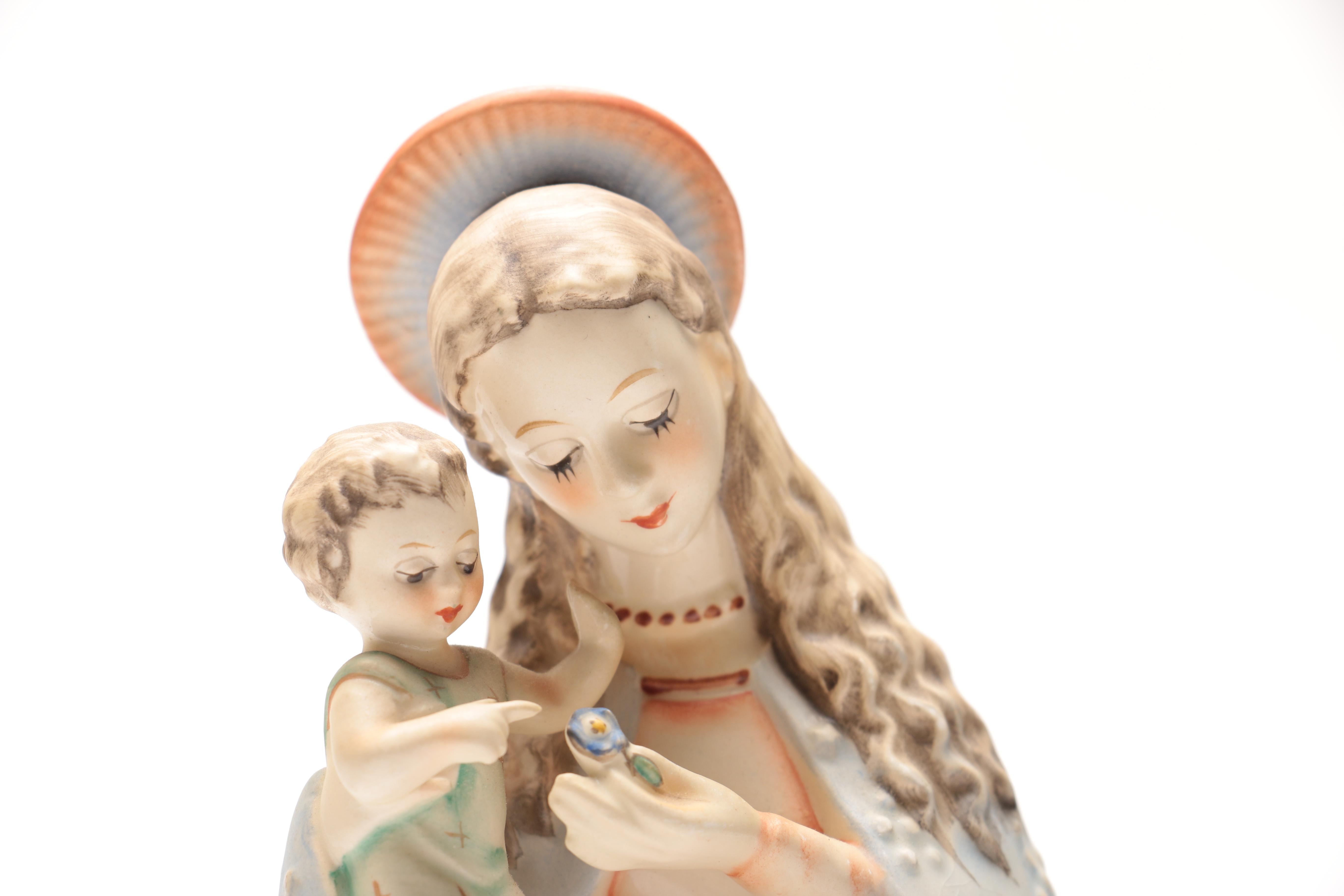 Goebel Hummel Flower Madonna and Child Figure