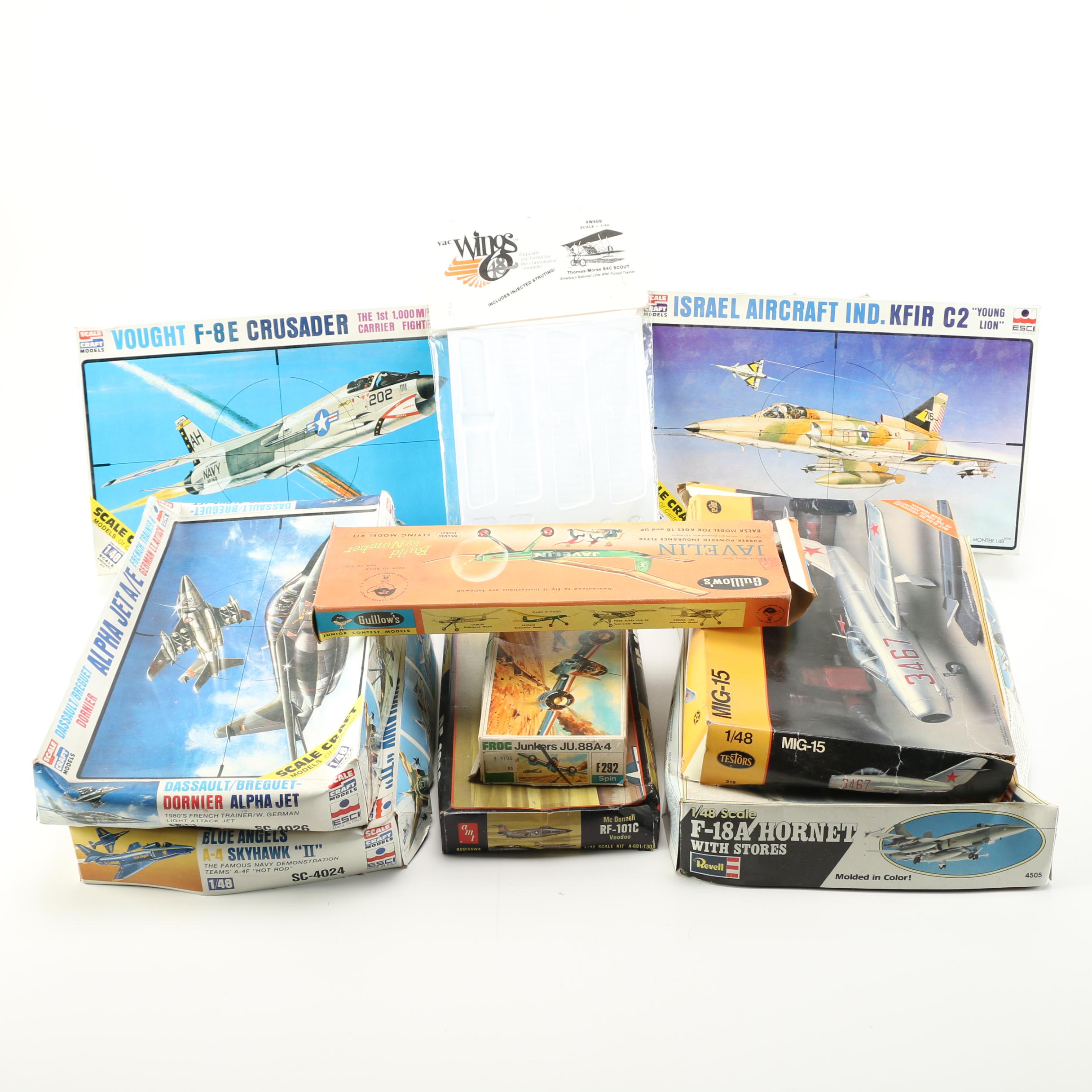 Assorted Model Airplanes
