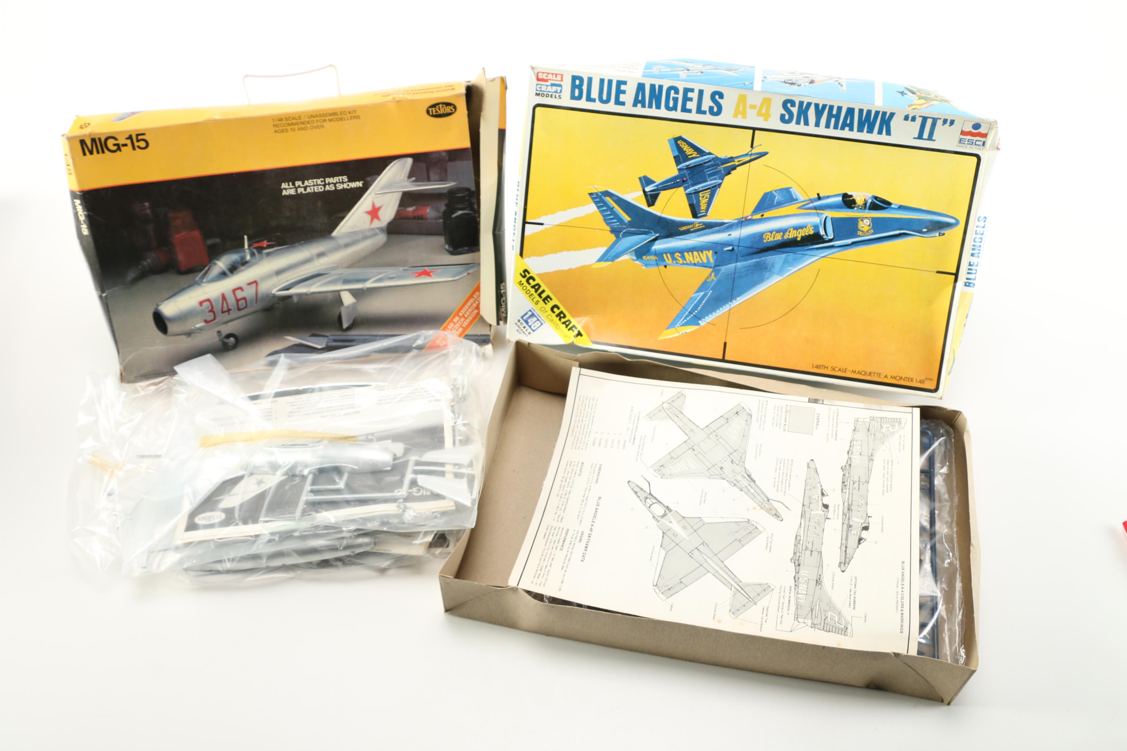Assorted Model Airplanes