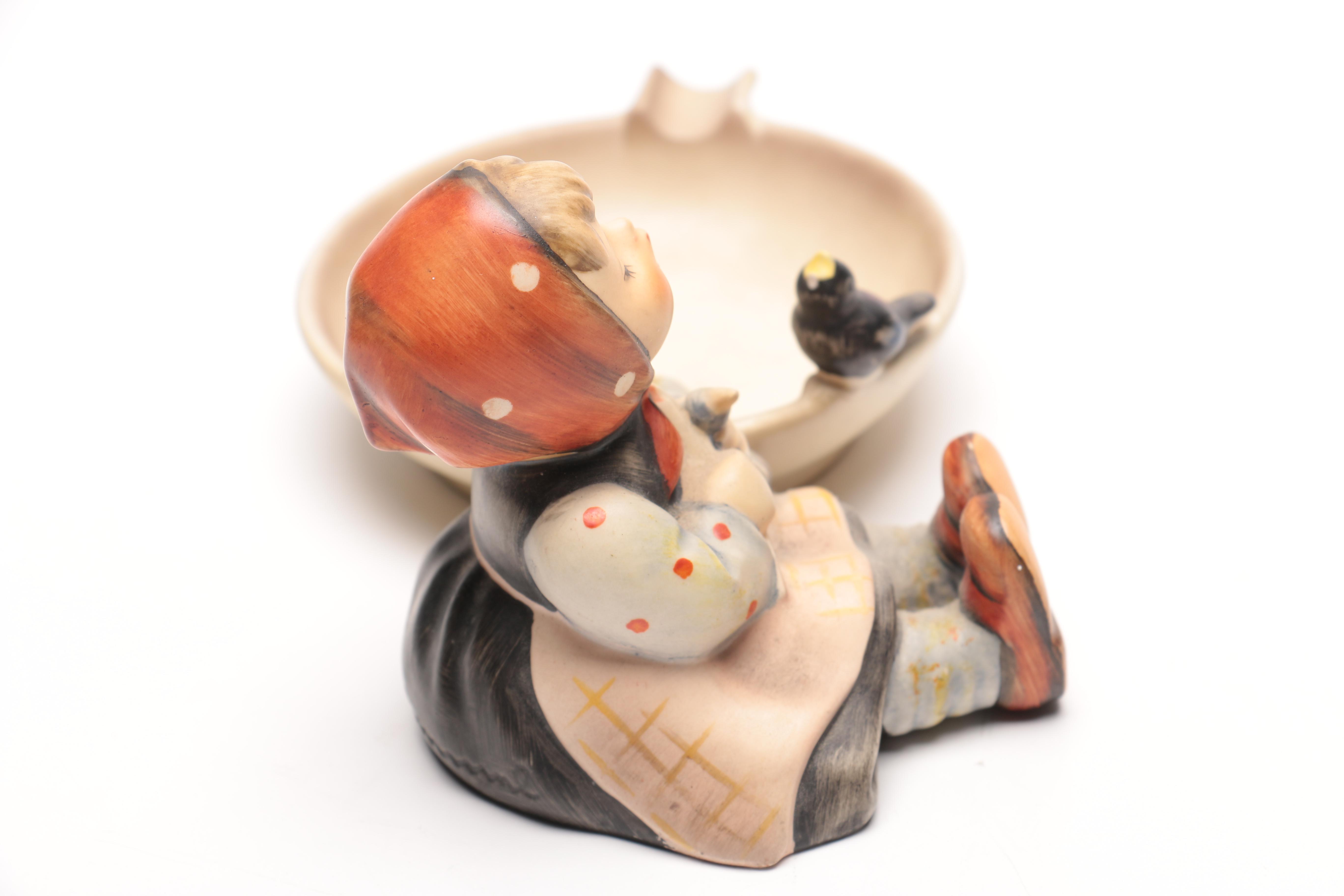 Two Goebel Hummel Ash Receivers