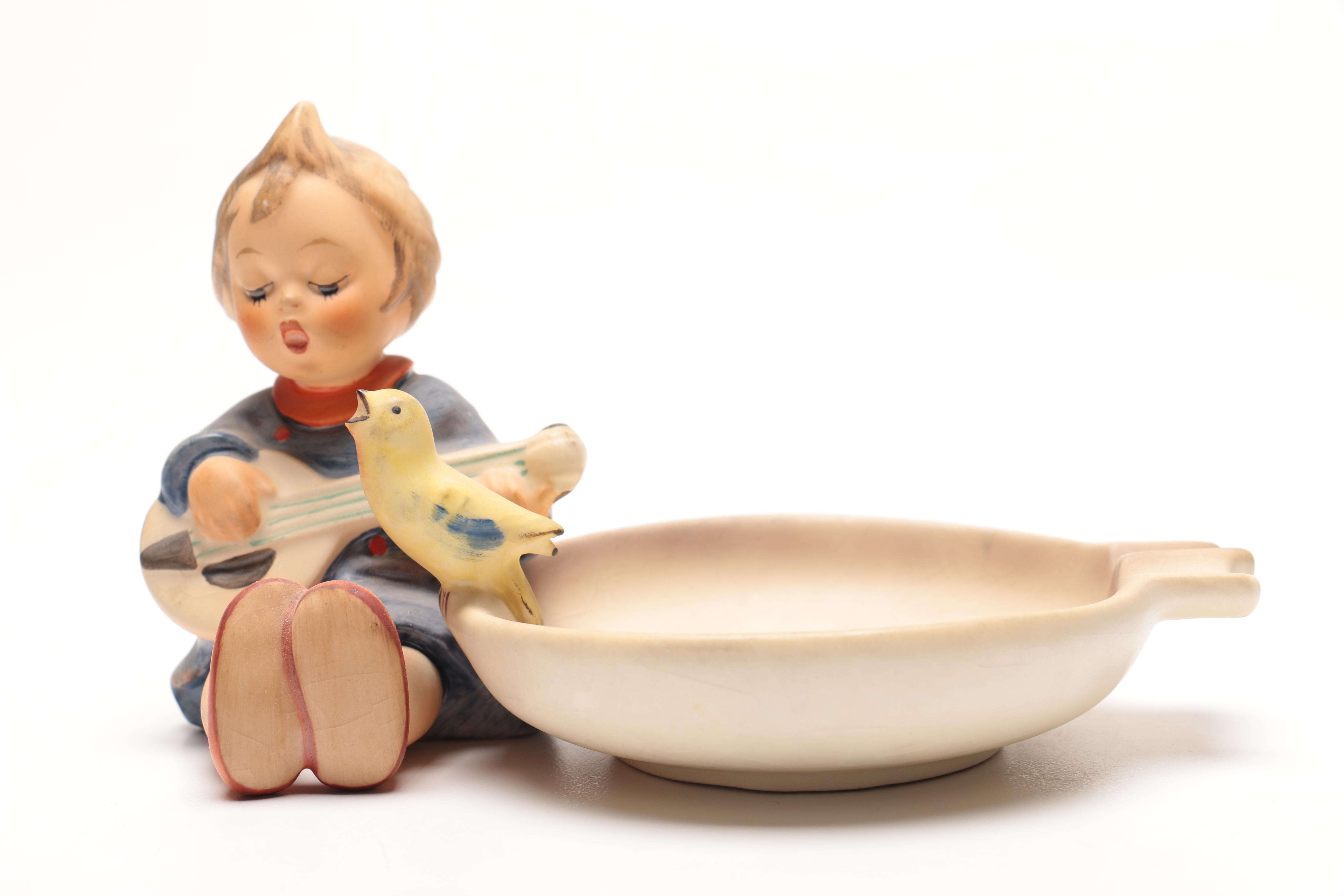 Two Goebel Hummel Ash Receivers