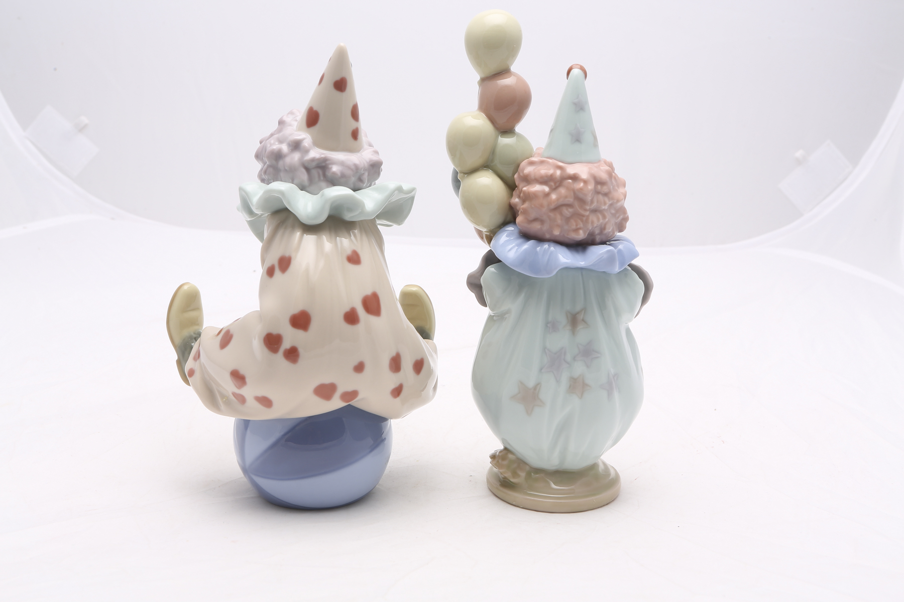 Lladró "Having a Ball" #5813 and "Littlest Clown" #5811 Figurines