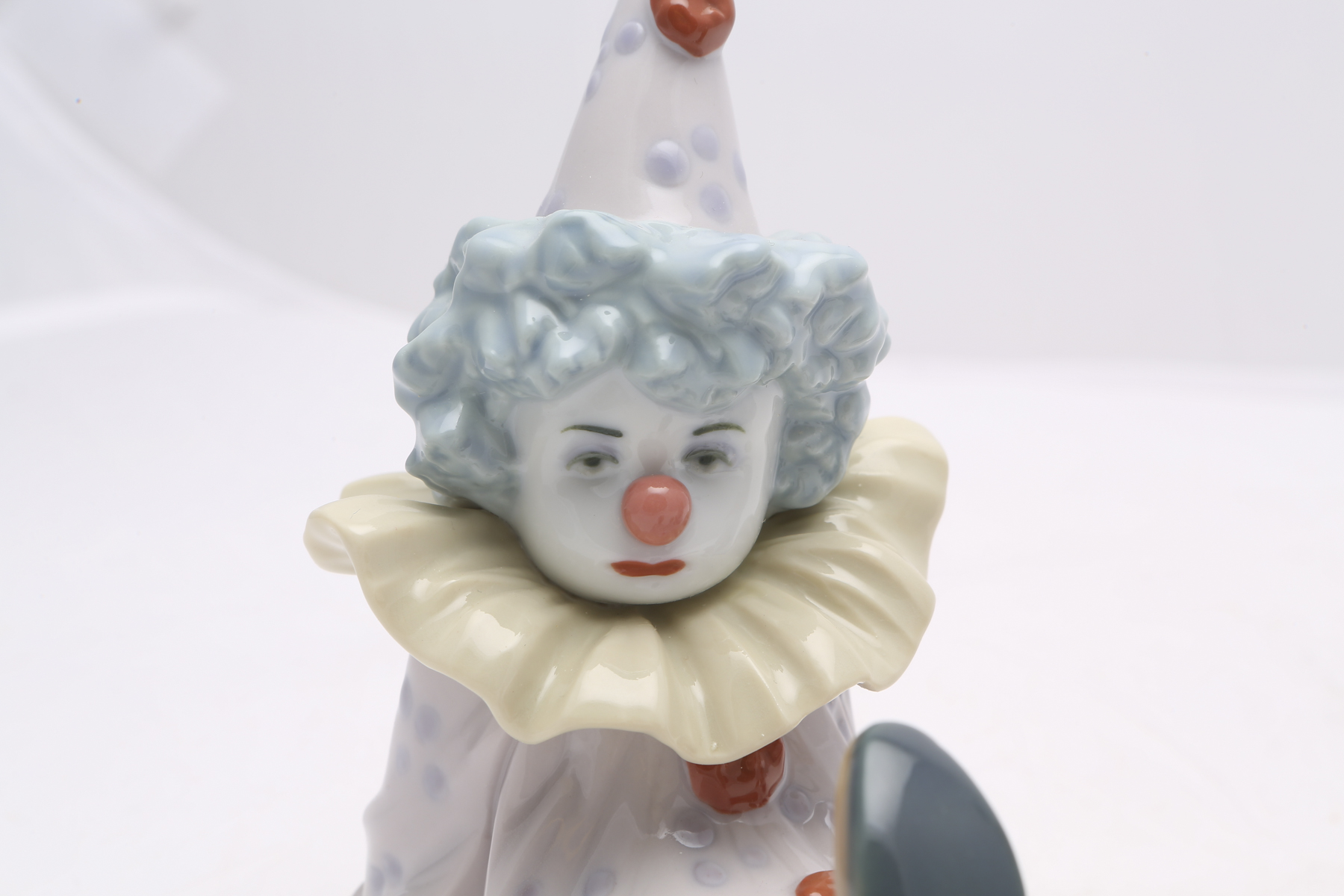 Lladró "Pierrot with Puppy and Ball" and "Tired Friend" Figurines