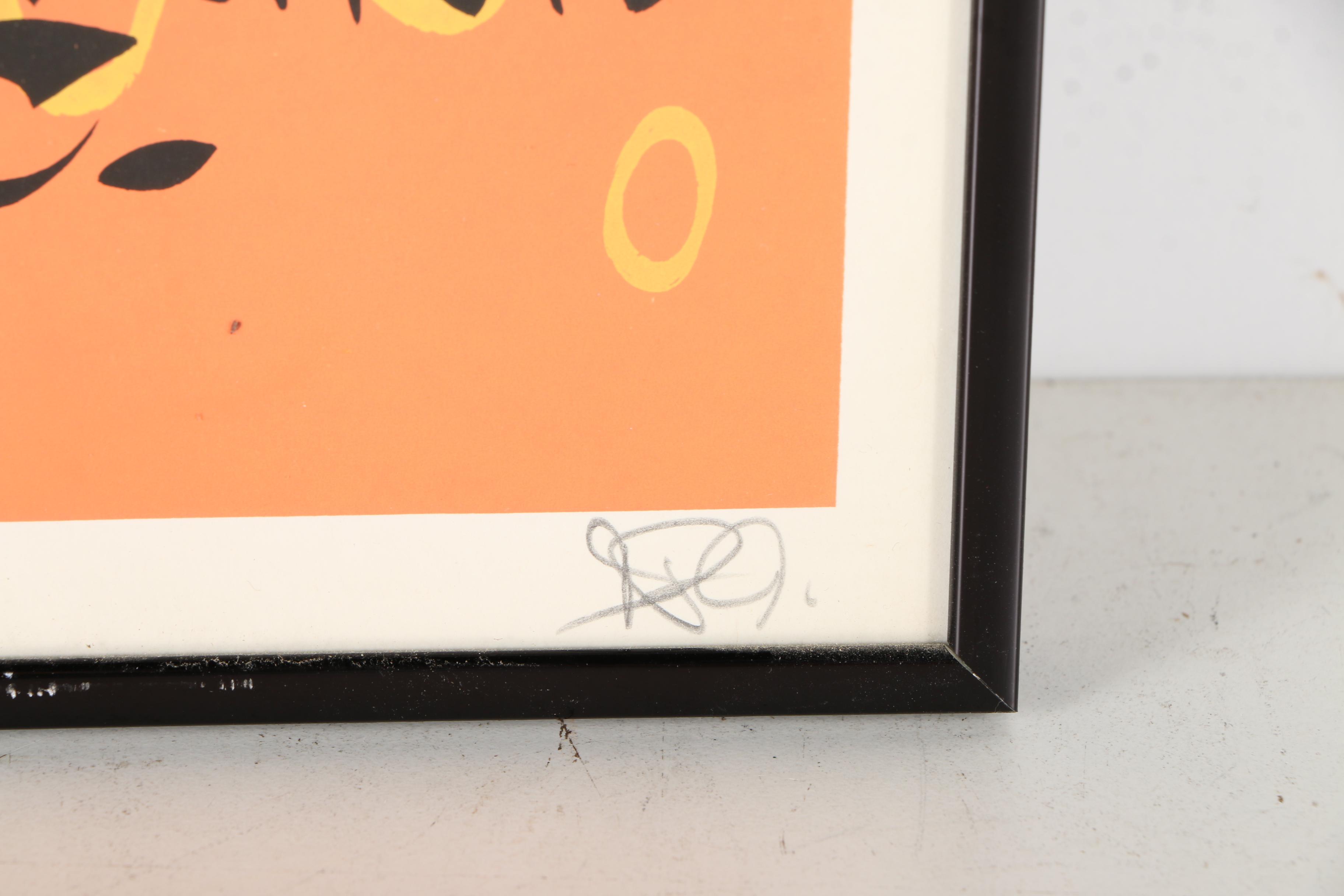 Alan Forbes Signed Limited Edition Serigraph Concert Poster