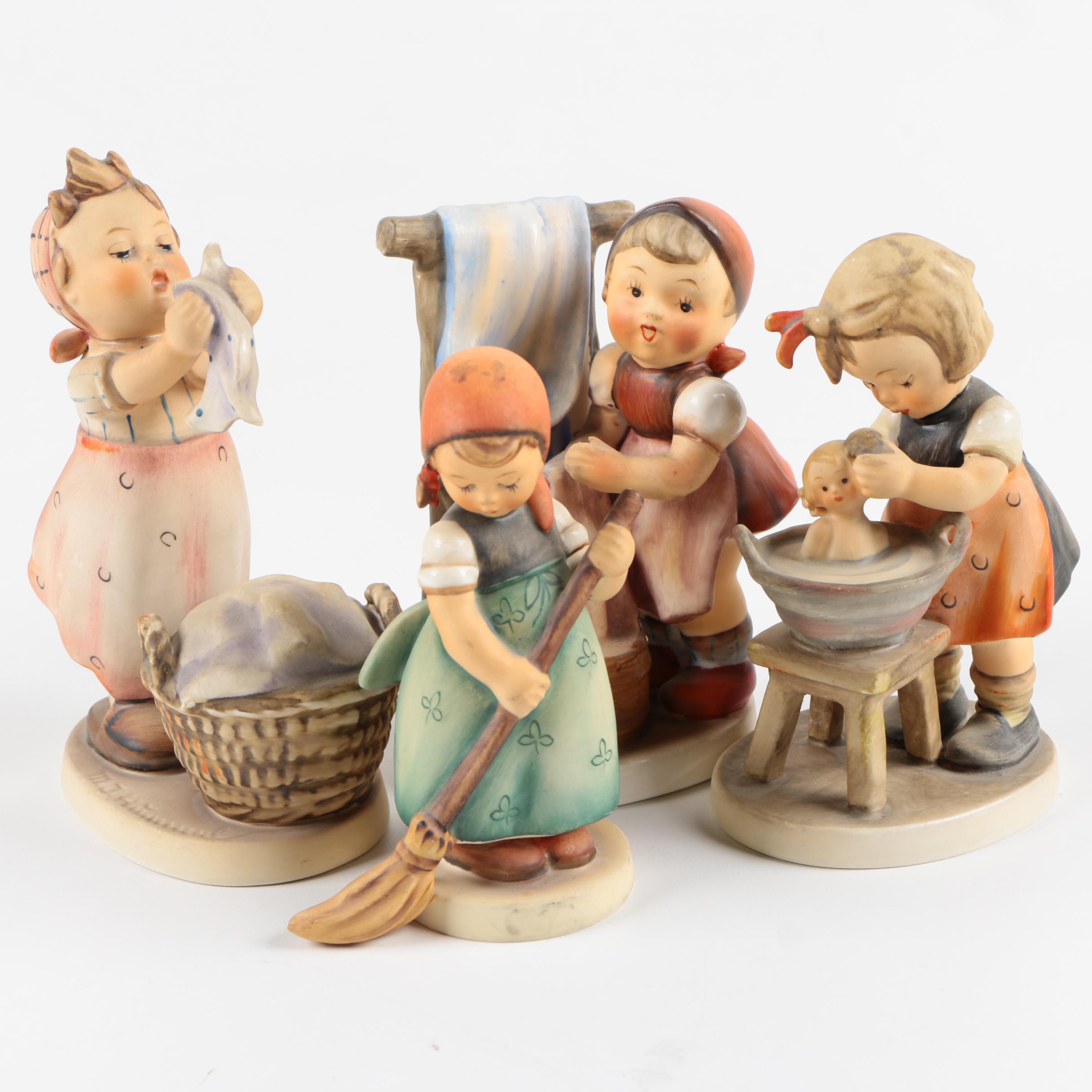 Goebel Hummel Style Cleaning Figurines