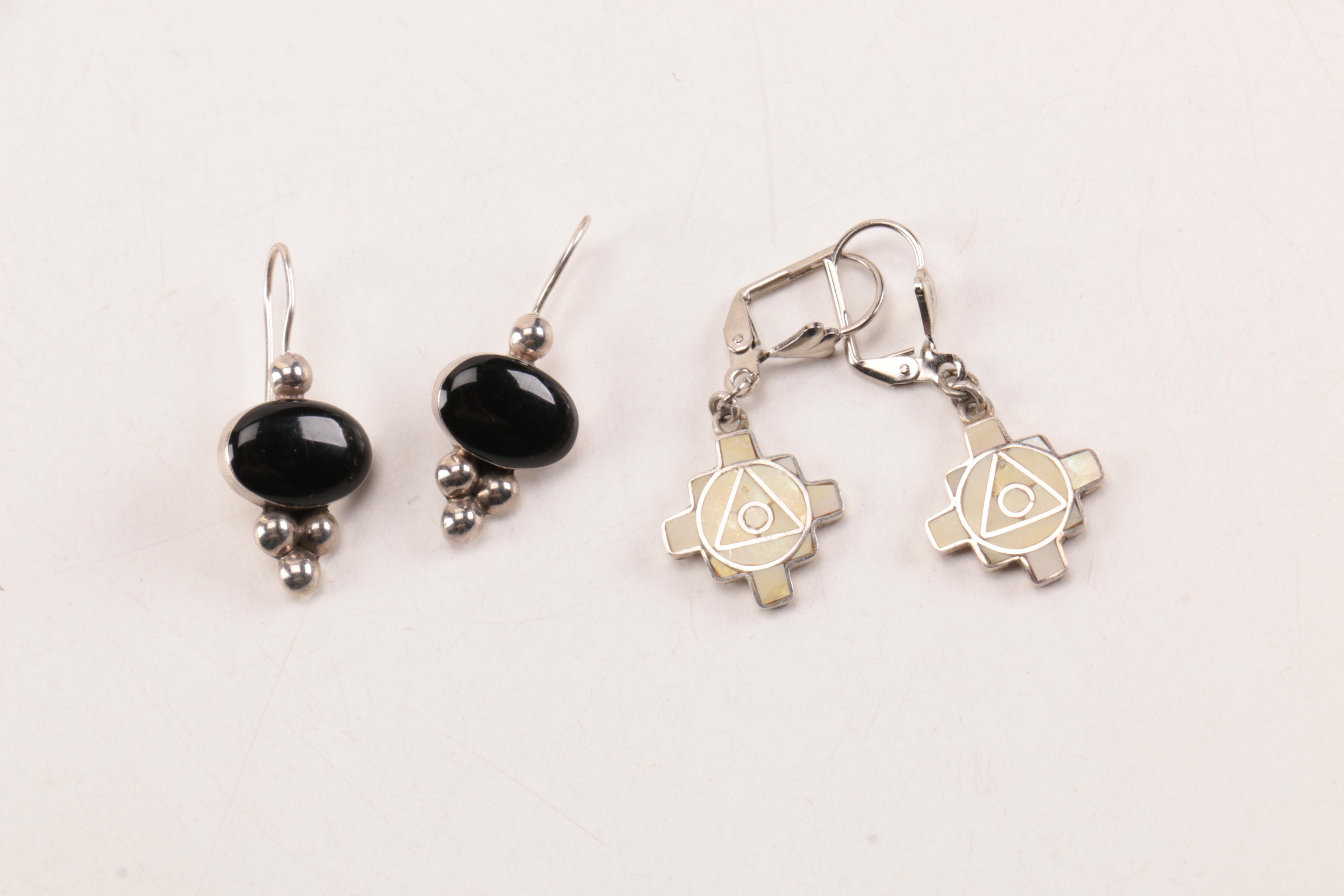 Assorted Sterling Silver Jewelry Including Taxco