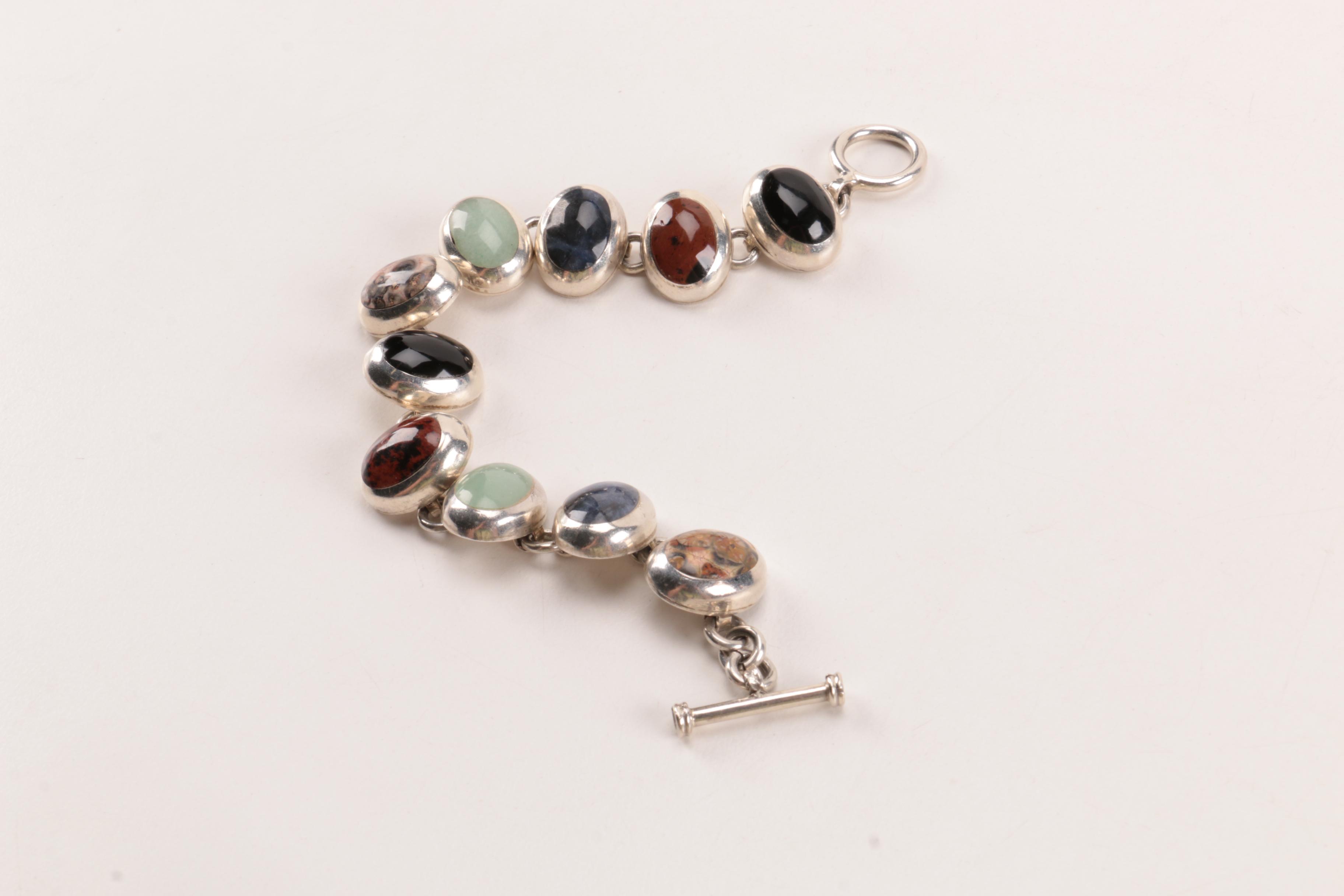 Assorted Sterling Silver Jewelry Including Taxco