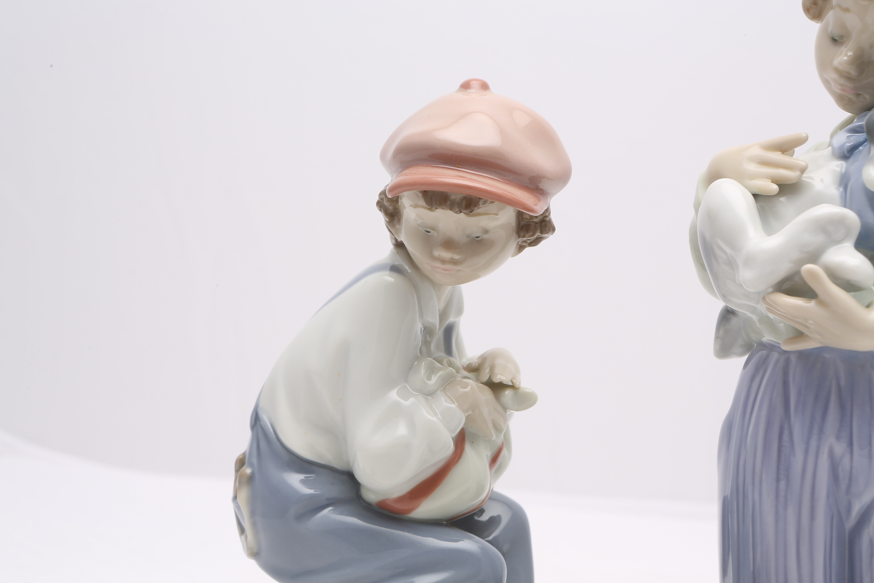 Lladró "My Buddy" #7609 and "My Best Friend" #5401