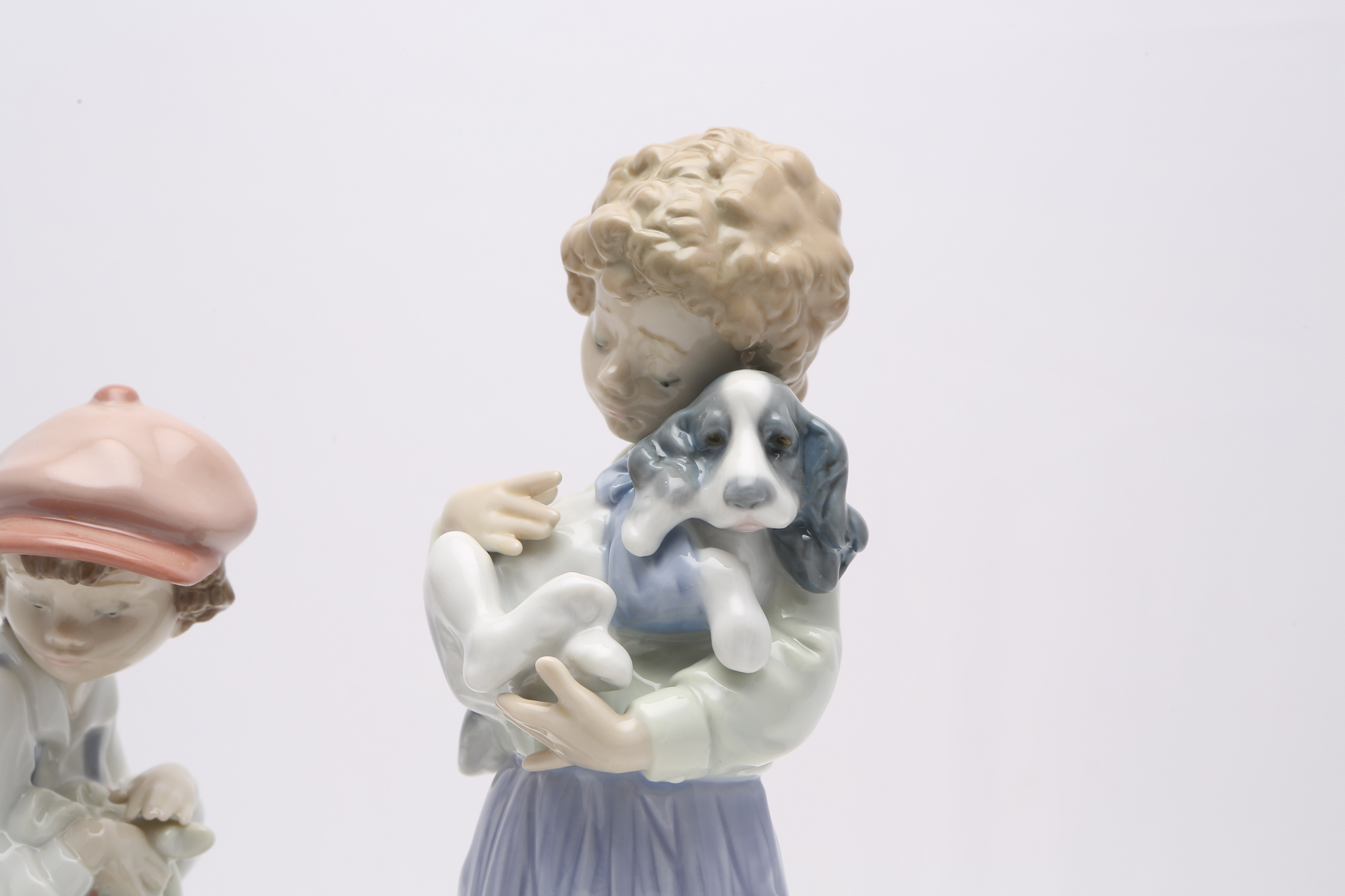 Lladró "My Buddy" #7609 and "My Best Friend" #5401