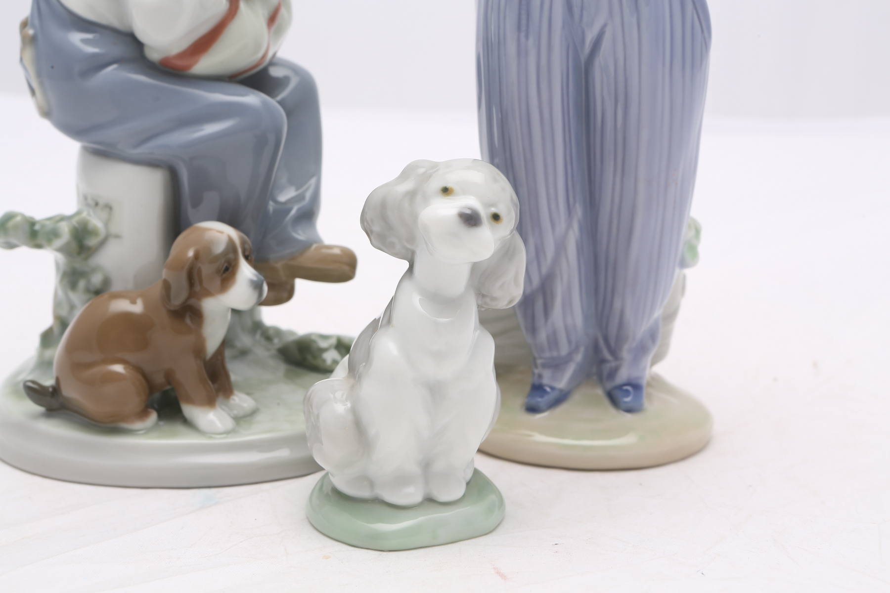 Lladró "My Buddy" #7609 and "My Best Friend" #5401