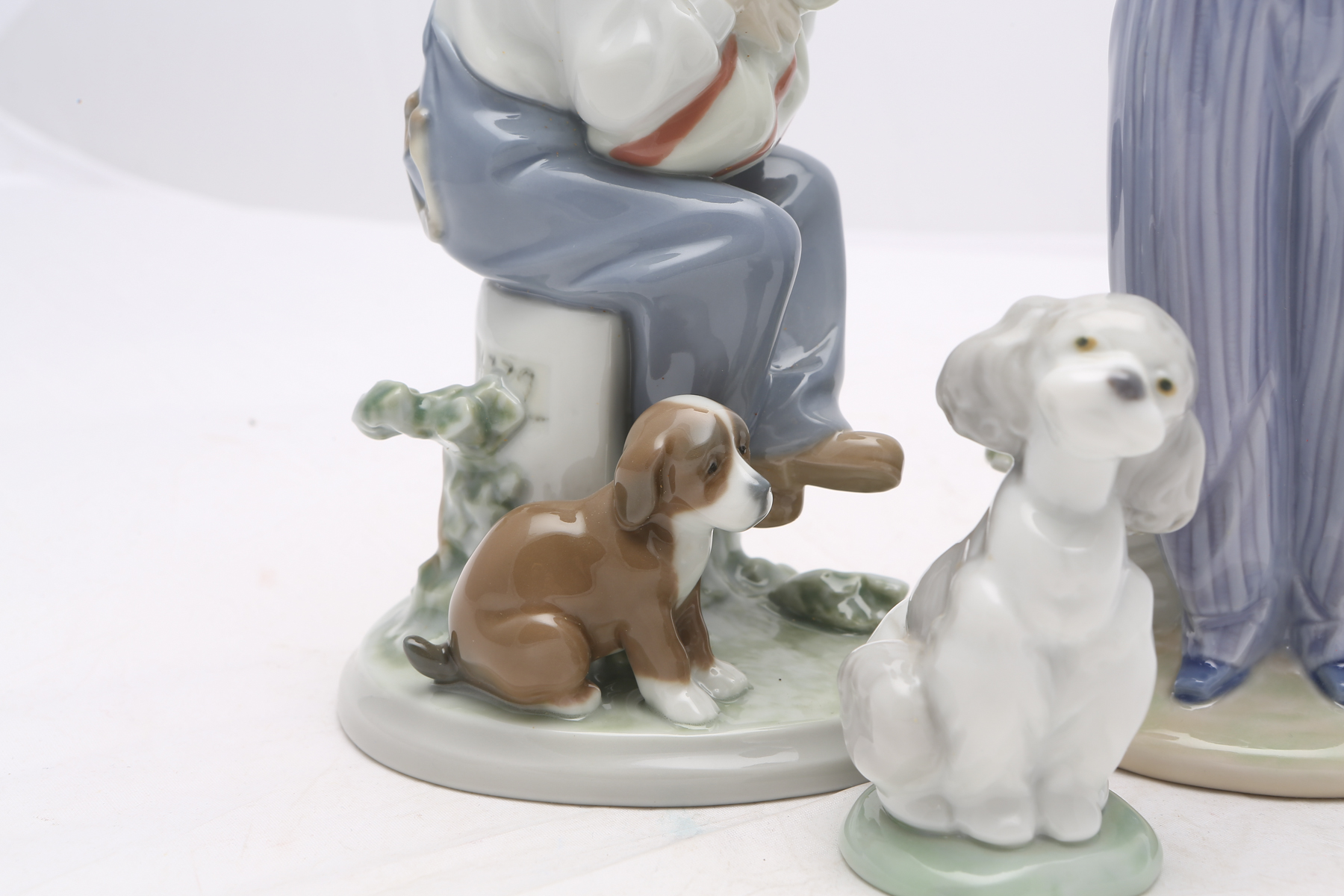 Lladró "My Buddy" #7609 and "My Best Friend" #5401