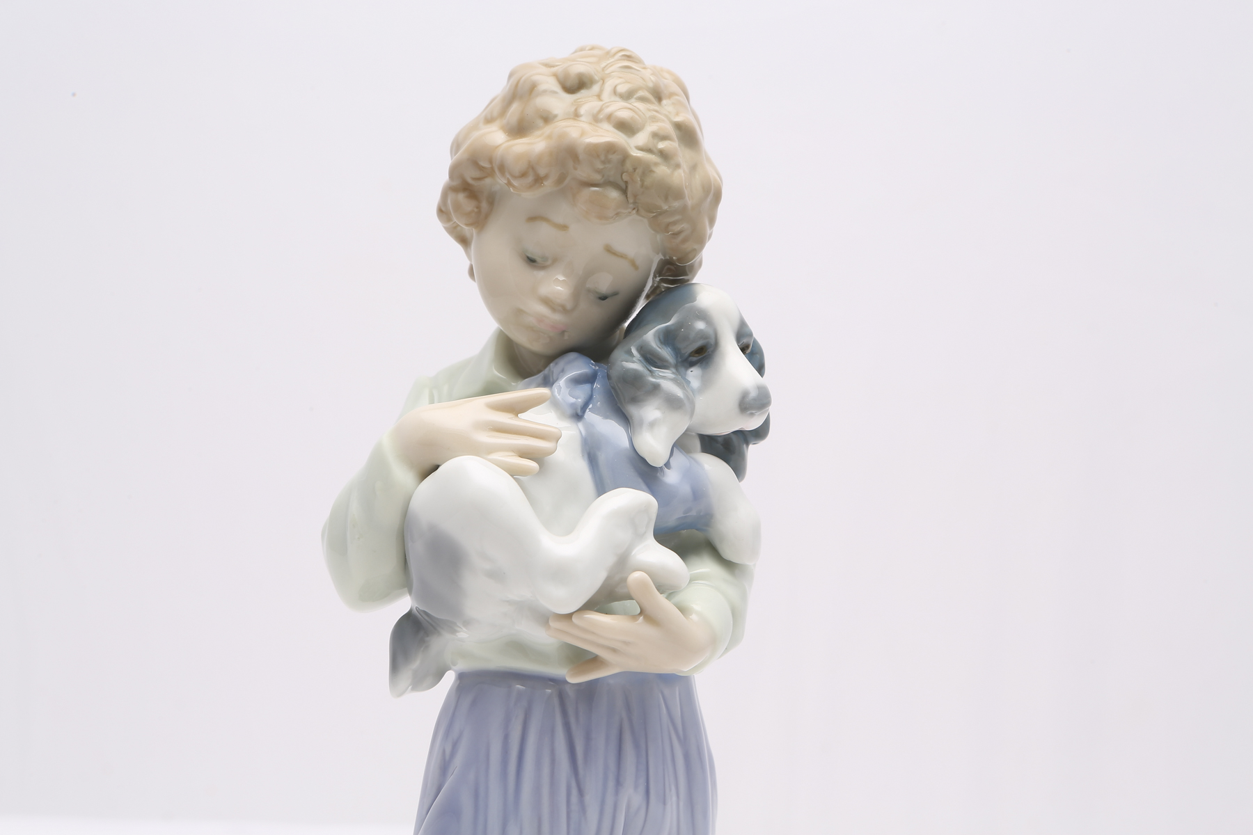 Lladró "My Buddy" #7609 and "My Best Friend" #5401