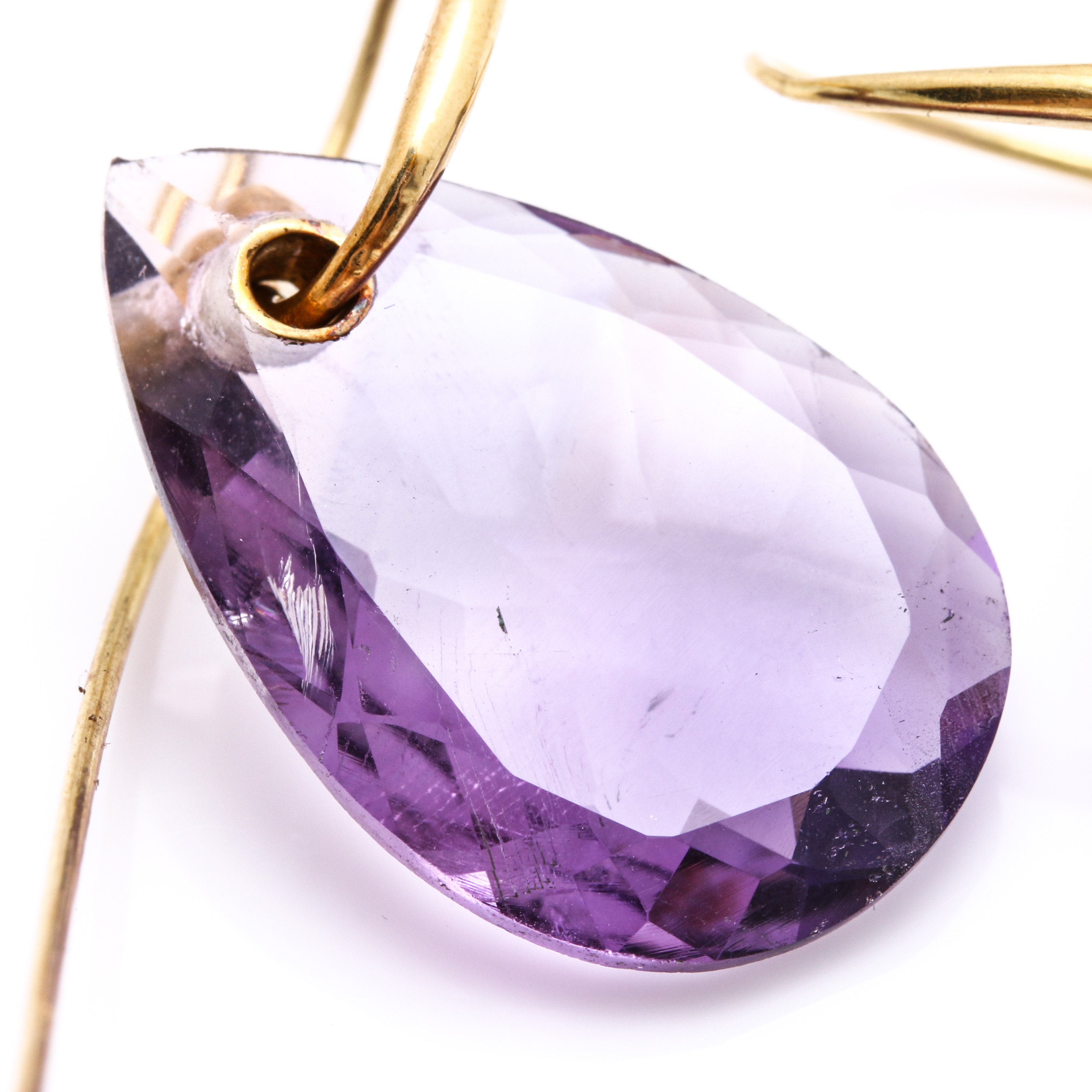 Ippolita 18K Yellow Gold Amethyst Earrings