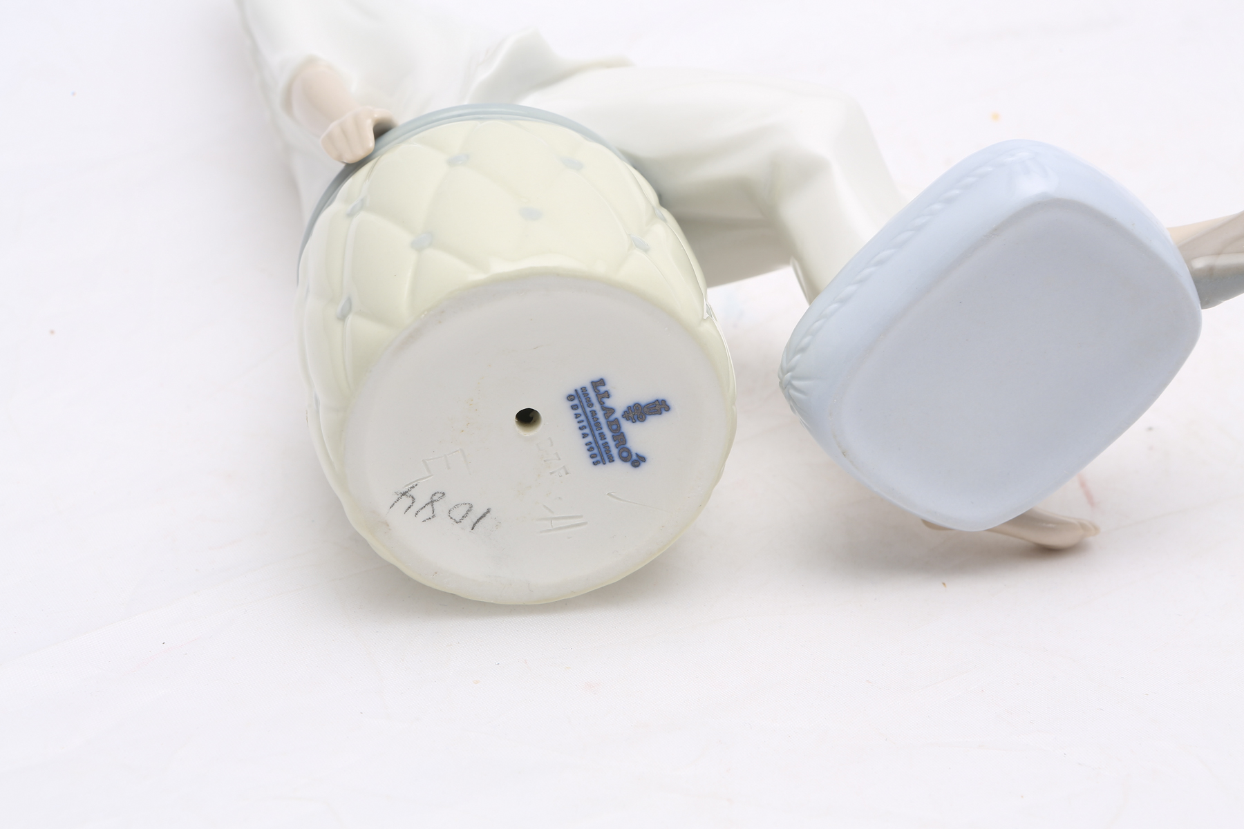 Lladró "Girl with Doll" #1083 and "Girl With Mother's Shoe" #1084