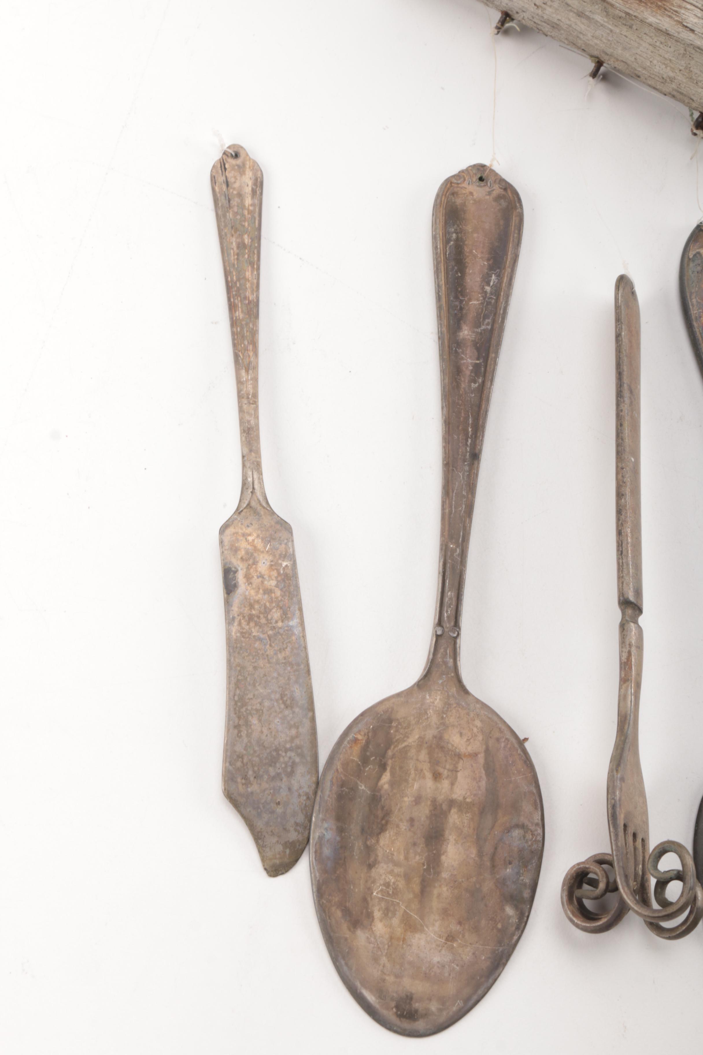 Hand-Constructed Flatware and Wood Windchime