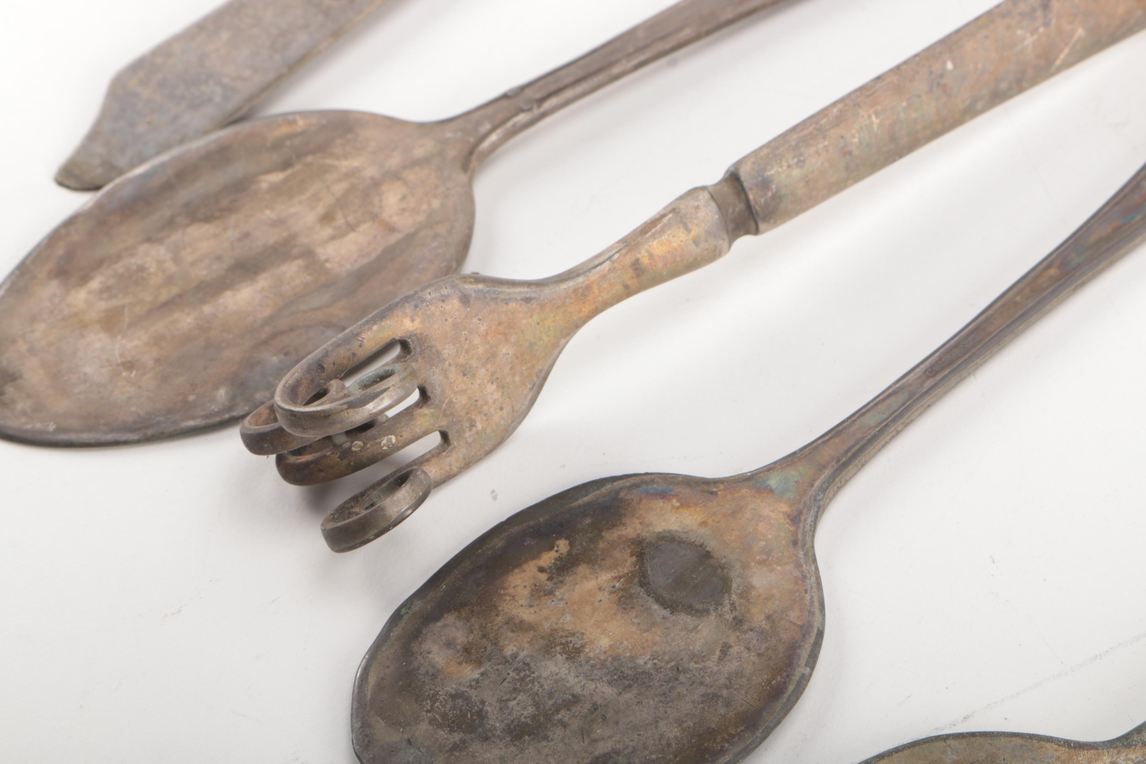 Hand-Constructed Flatware and Wood Windchime