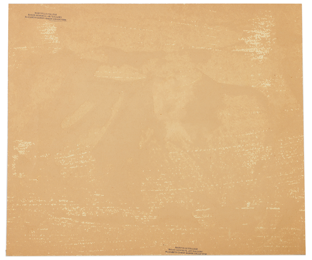 Elizabeth Gowdy Baker Watercolor Painting on Paper of Townscape