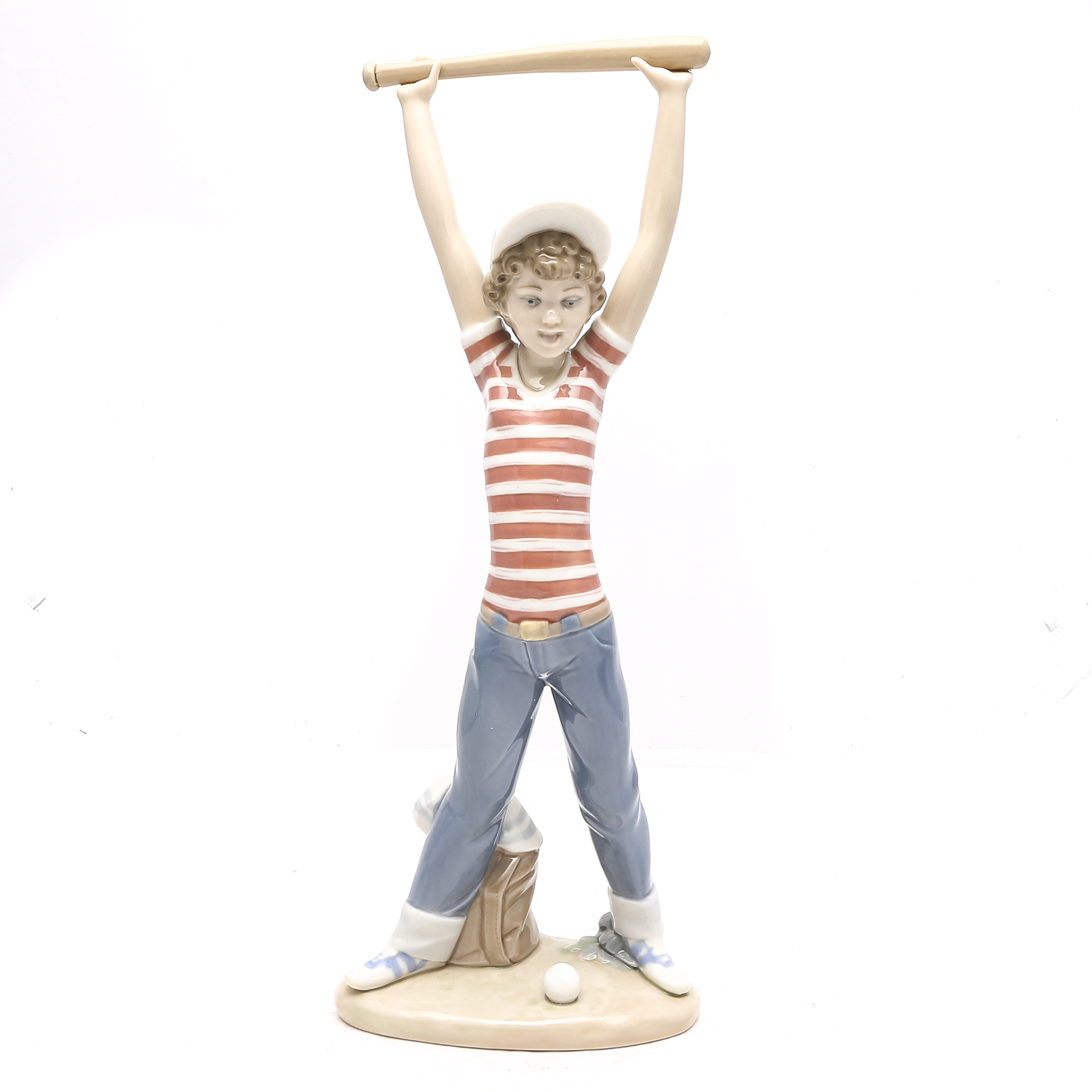 Lladró "Little Leaguer Exercising" Figurine #5289