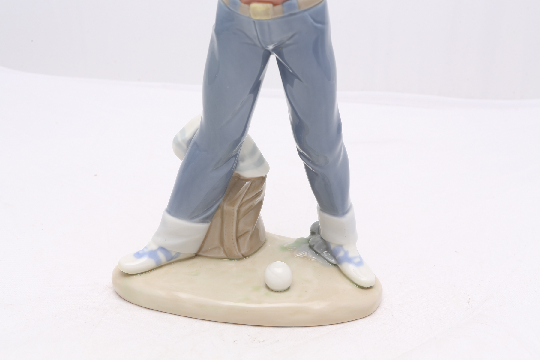 Lladró "Little Leaguer Exercising" Figurine #5289
