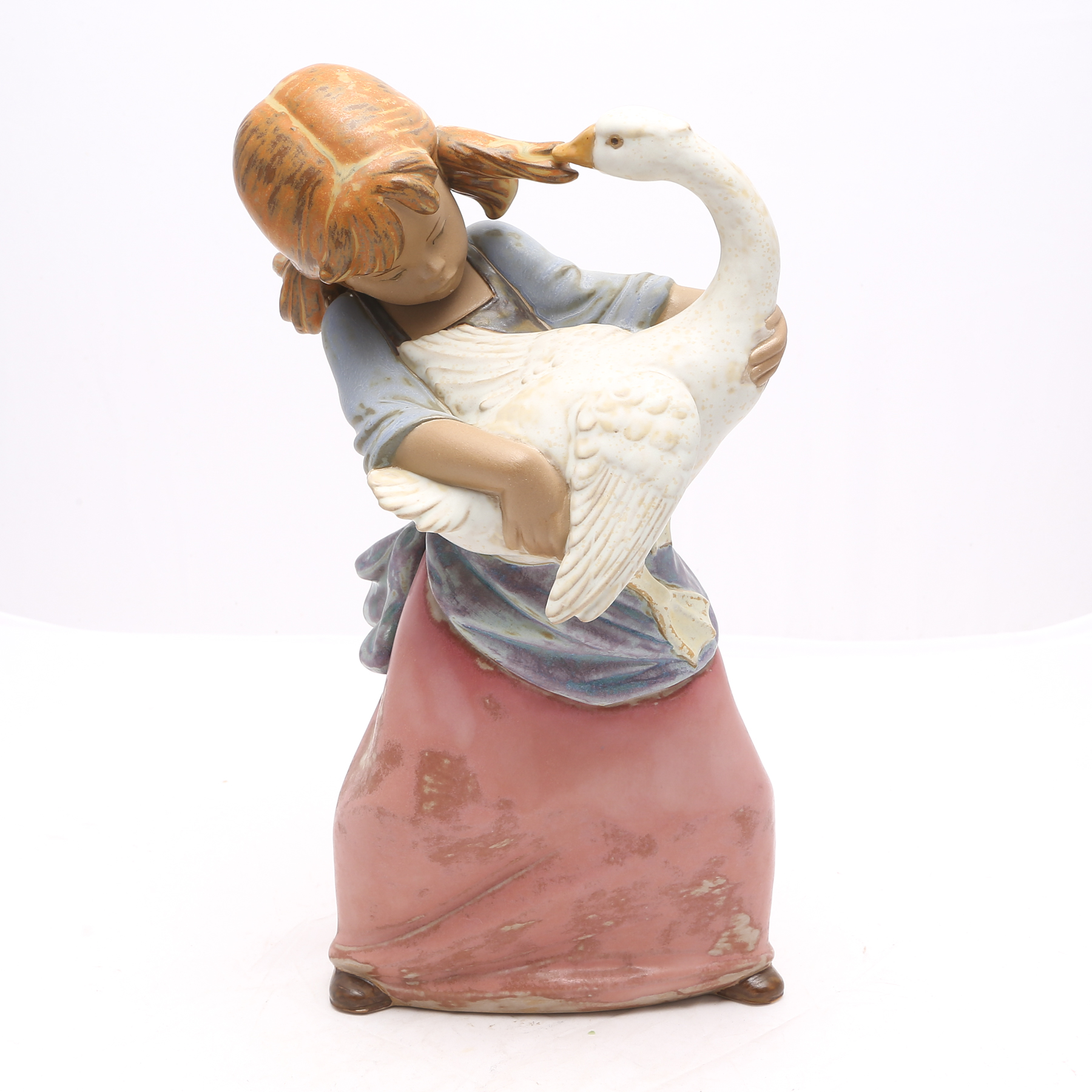 Lladró "Duck Pulling Pigtail" Figurine #2095