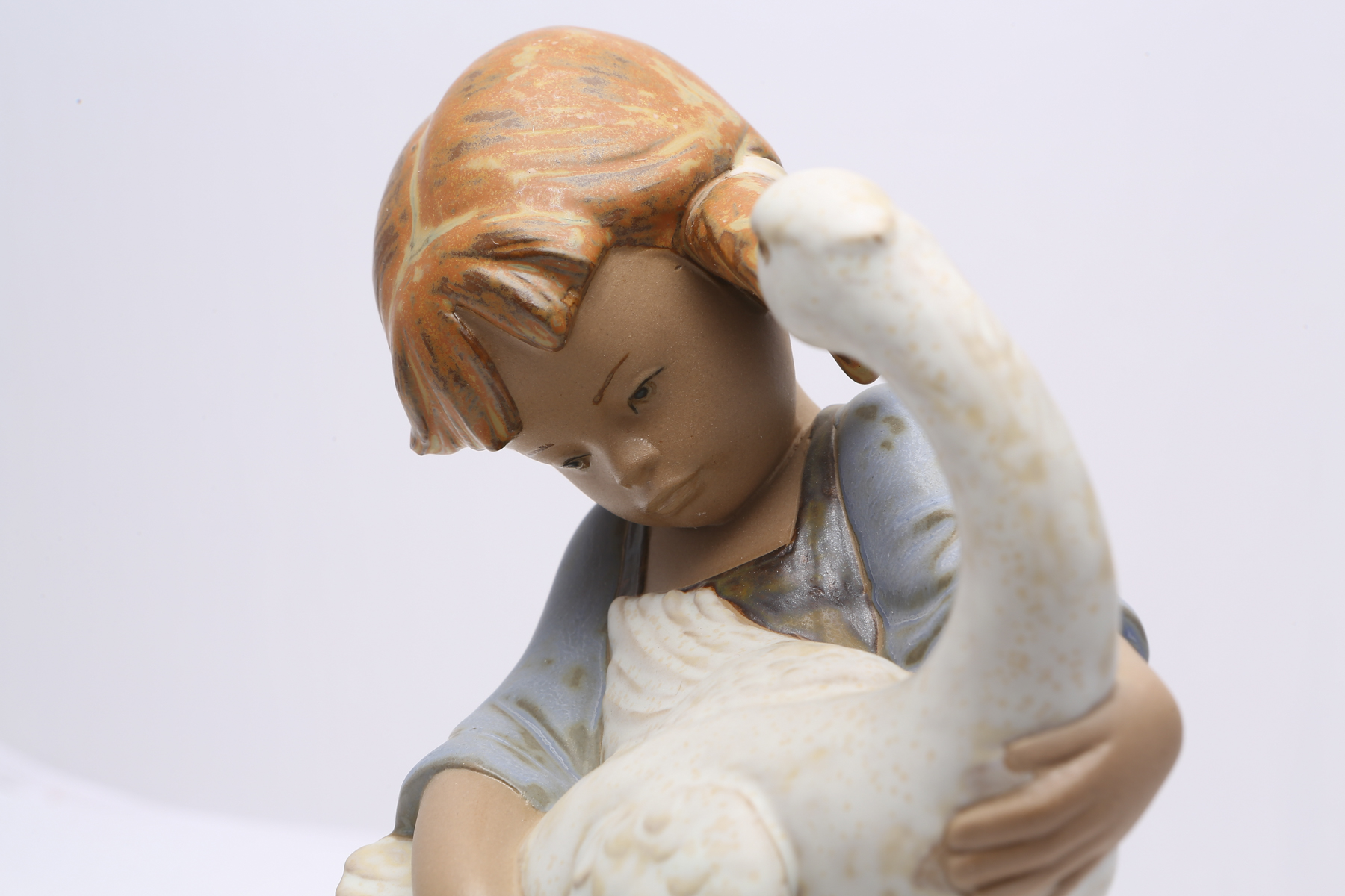 Lladró "Duck Pulling Pigtail" Figurine #2095