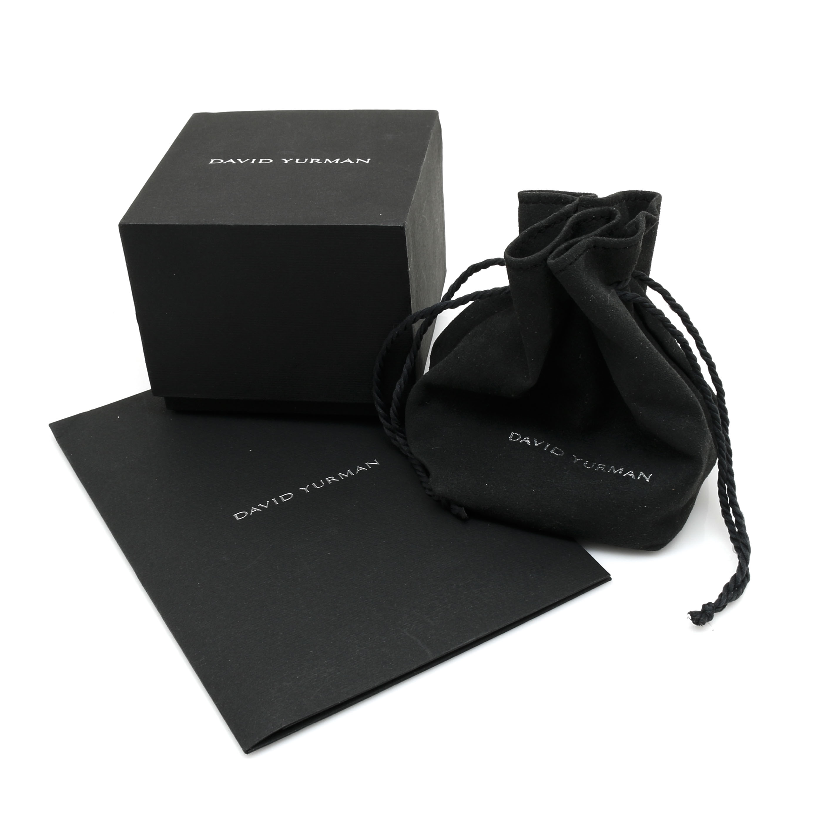 David Yurman Sterling Silver Quatrefoil 1.25 CTW Diamond and Cultured Pearl Necklace