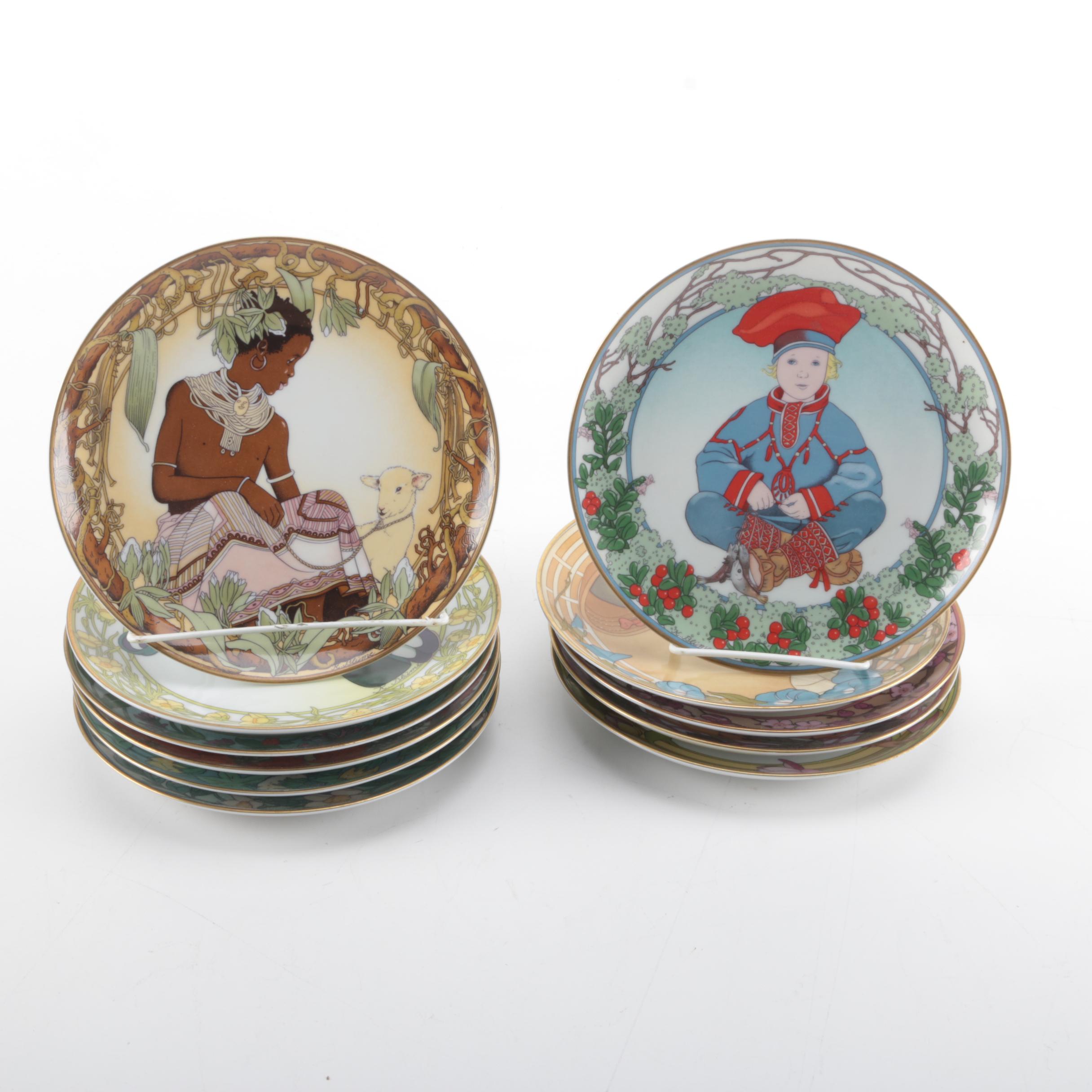Unicef "Children of the World" Plate Set