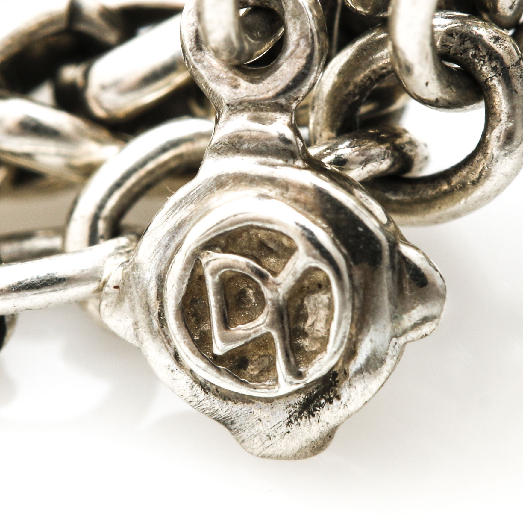 David Yurman Sterling Silver Quatrefoil 1.25 CTW Diamond and Cultured Pearl Necklace