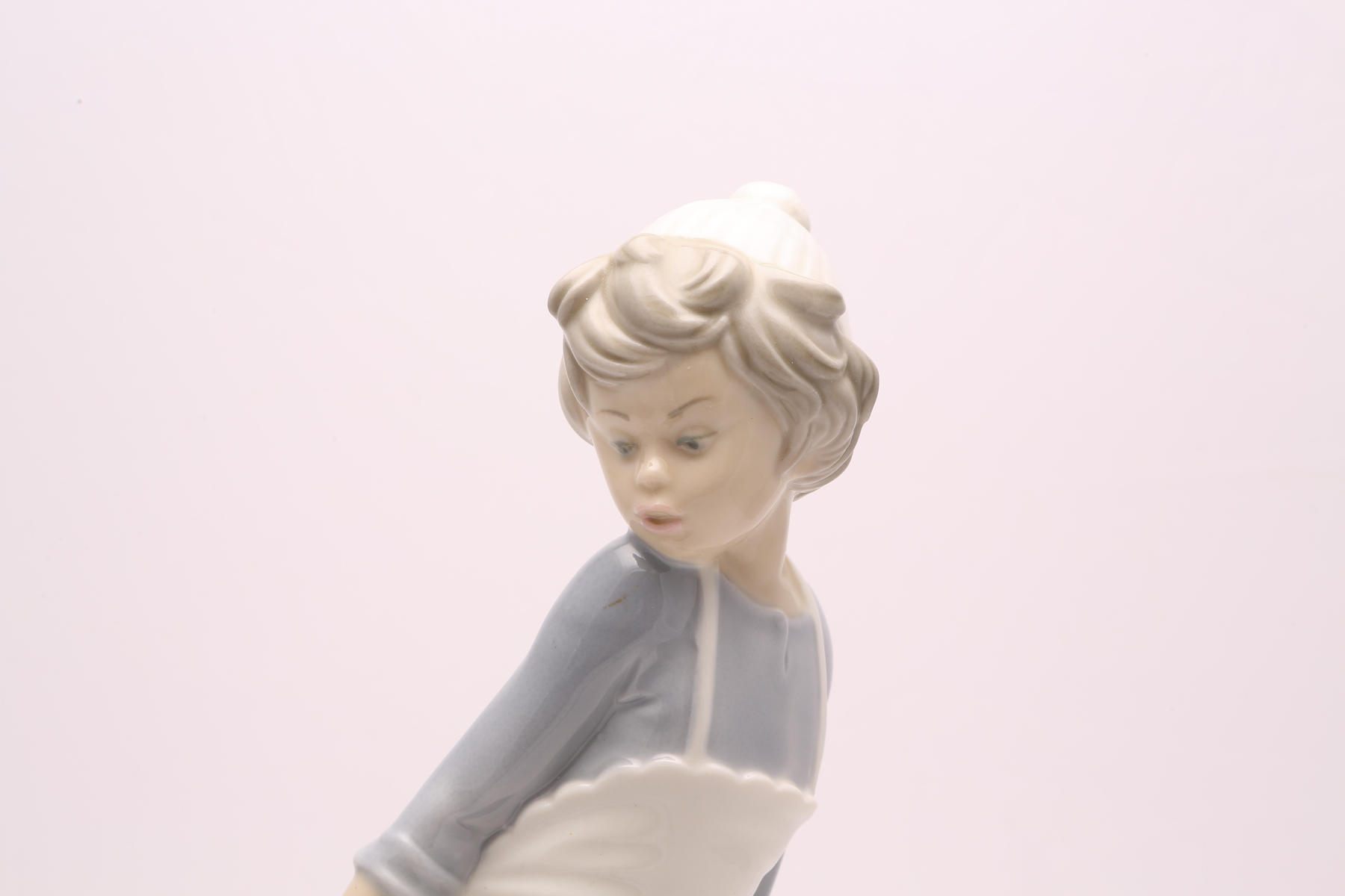 Retired Nao by Lladró "Girl with Goat" Figurine #10207