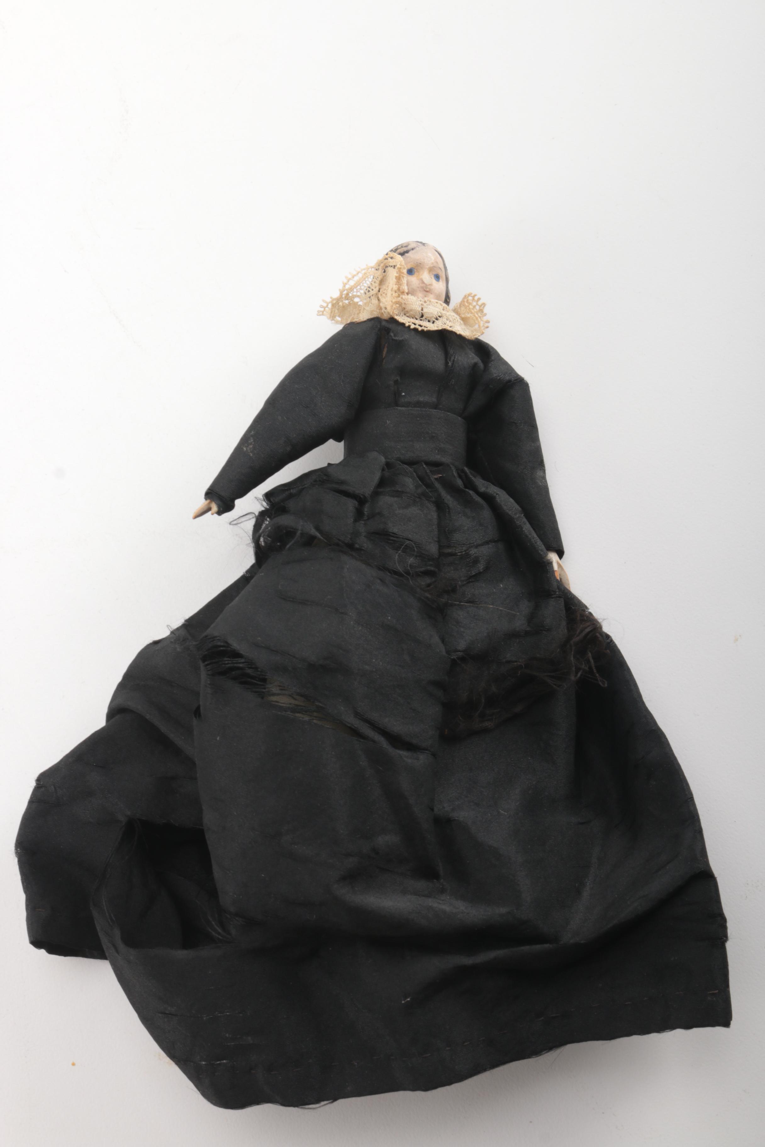 Antique Paper Mache and Low Brow China Dolls