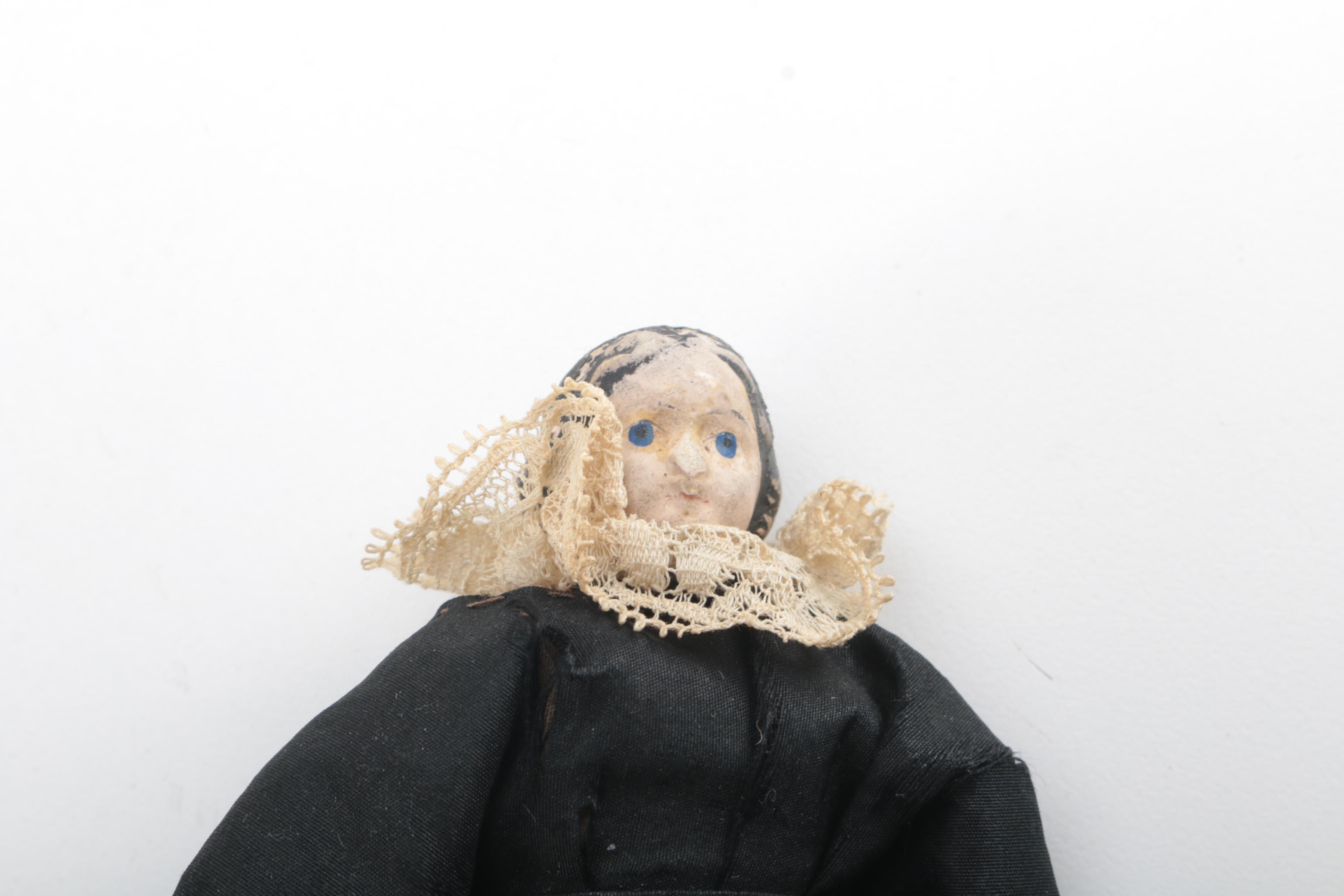 Antique Paper Mache and Low Brow China Dolls