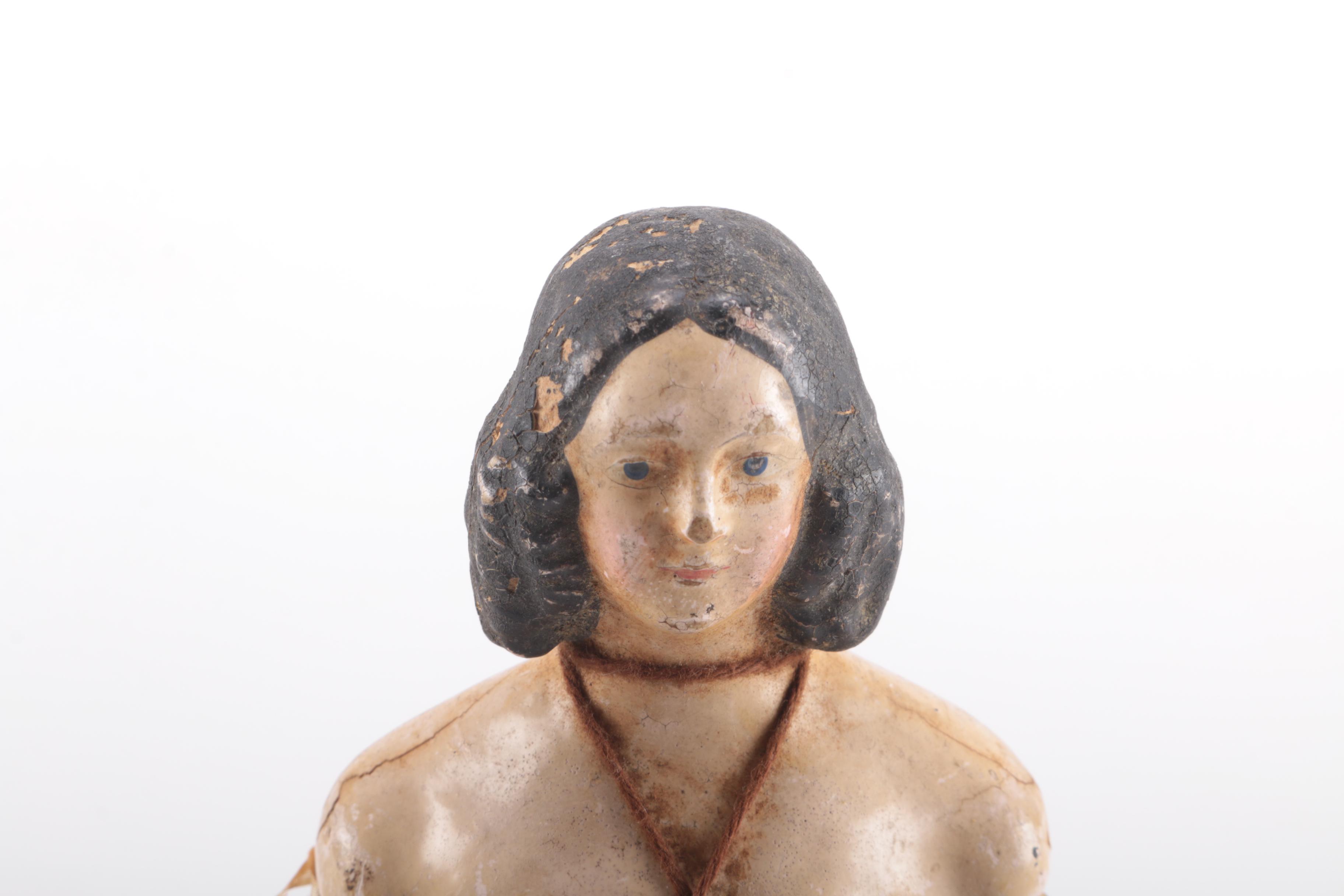 Antique Paper Mache and Low Brow China Dolls